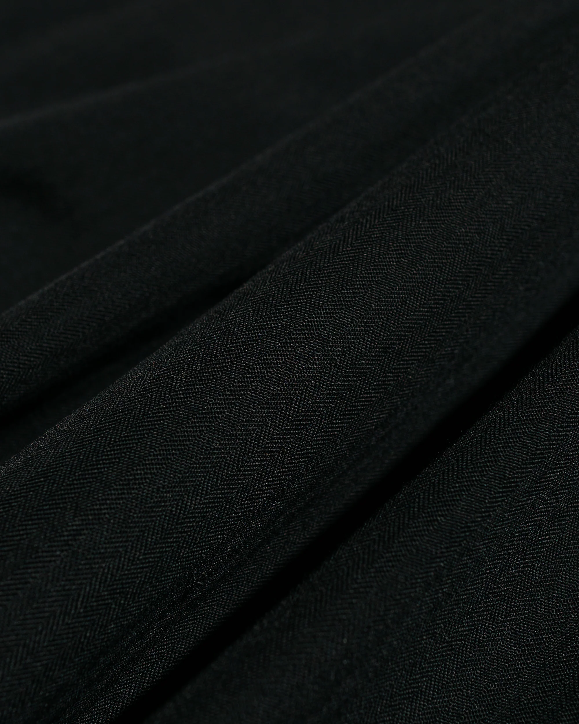 Auralee Wool Herringbone Cargo Pants Black - Image 6