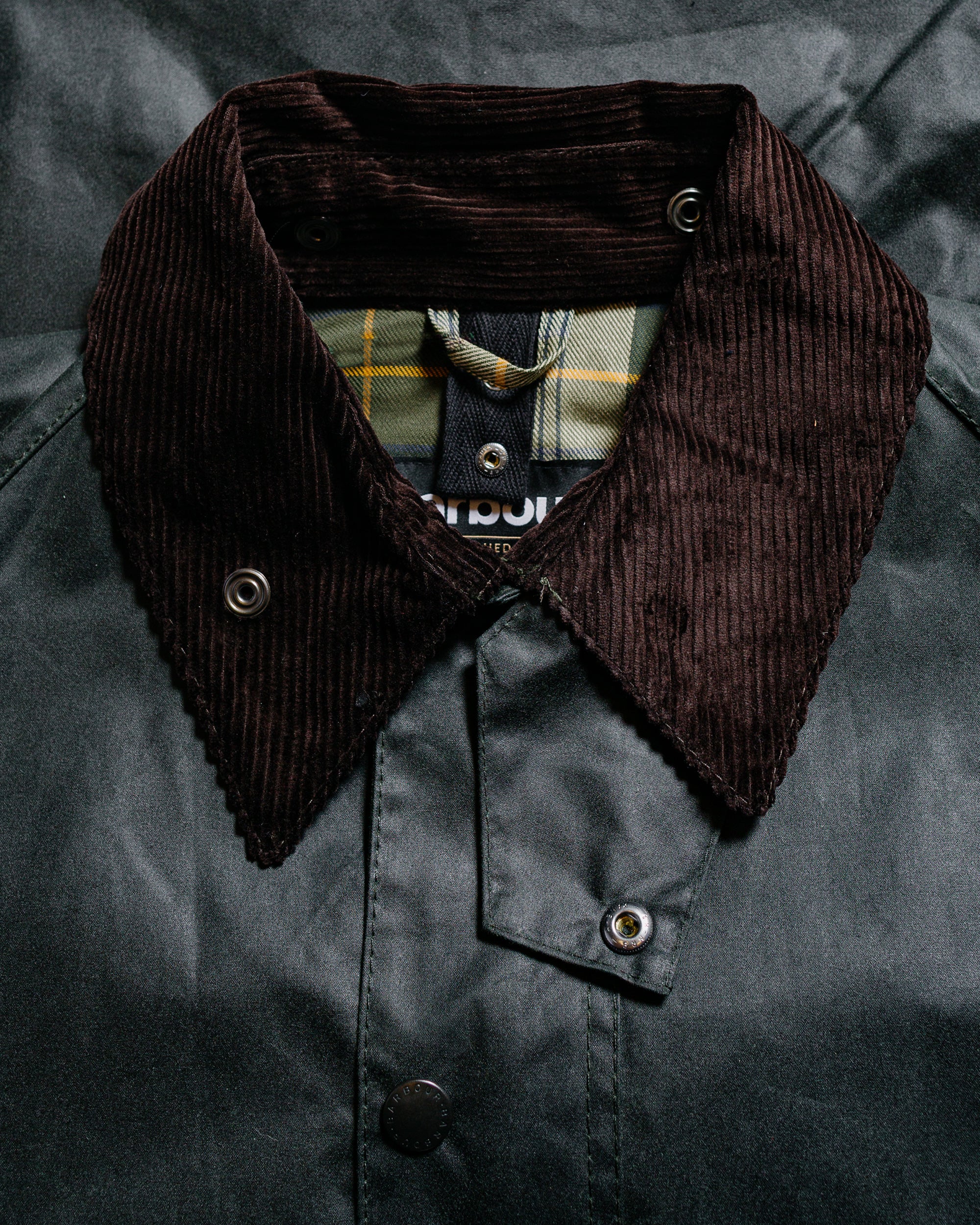 Barbour Bedale Wax Jacket Sage - Image 4