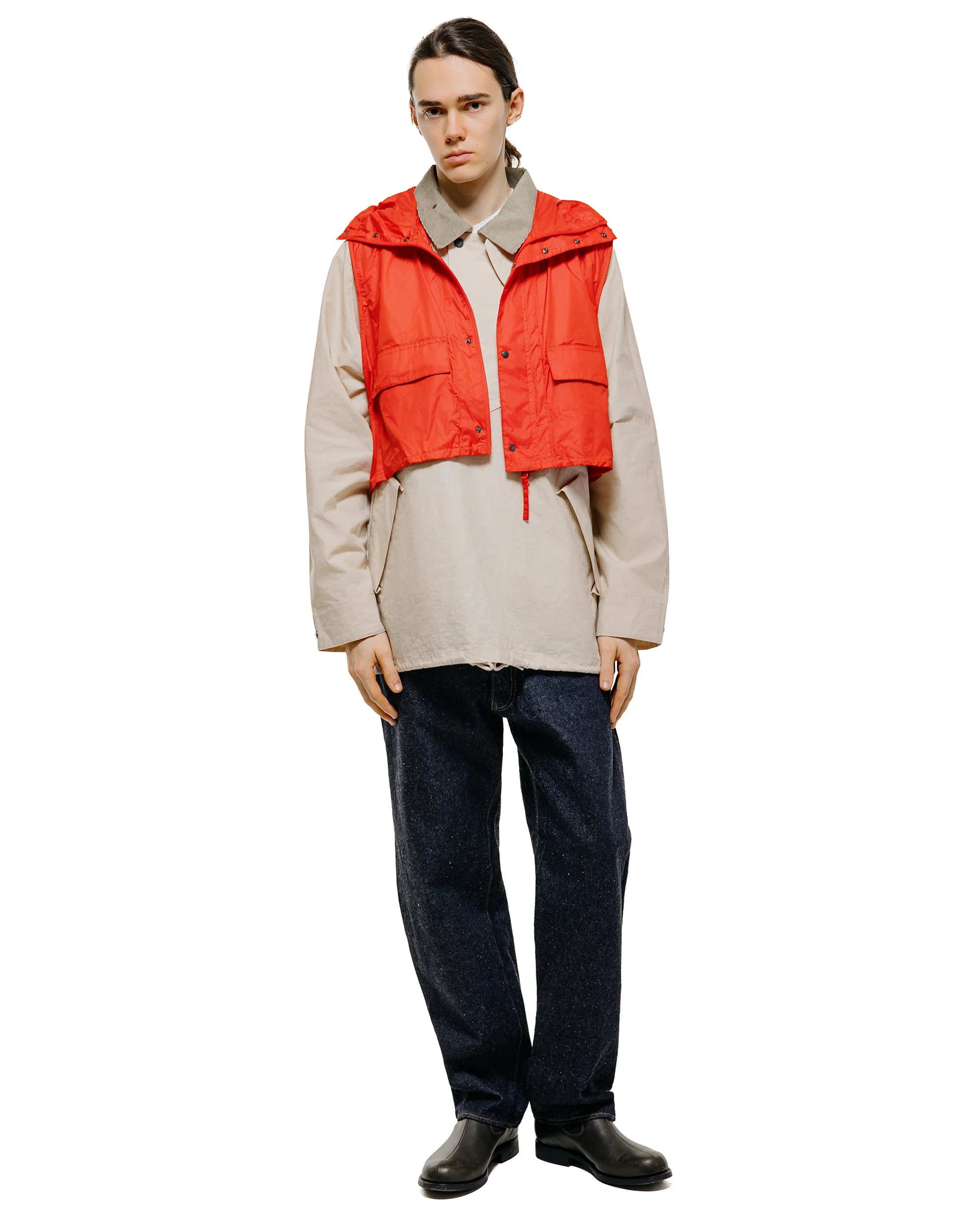 Barbour KAPTAIN SUNSHINE Transport Smock Casual Jacket Oatmeal - Image 2