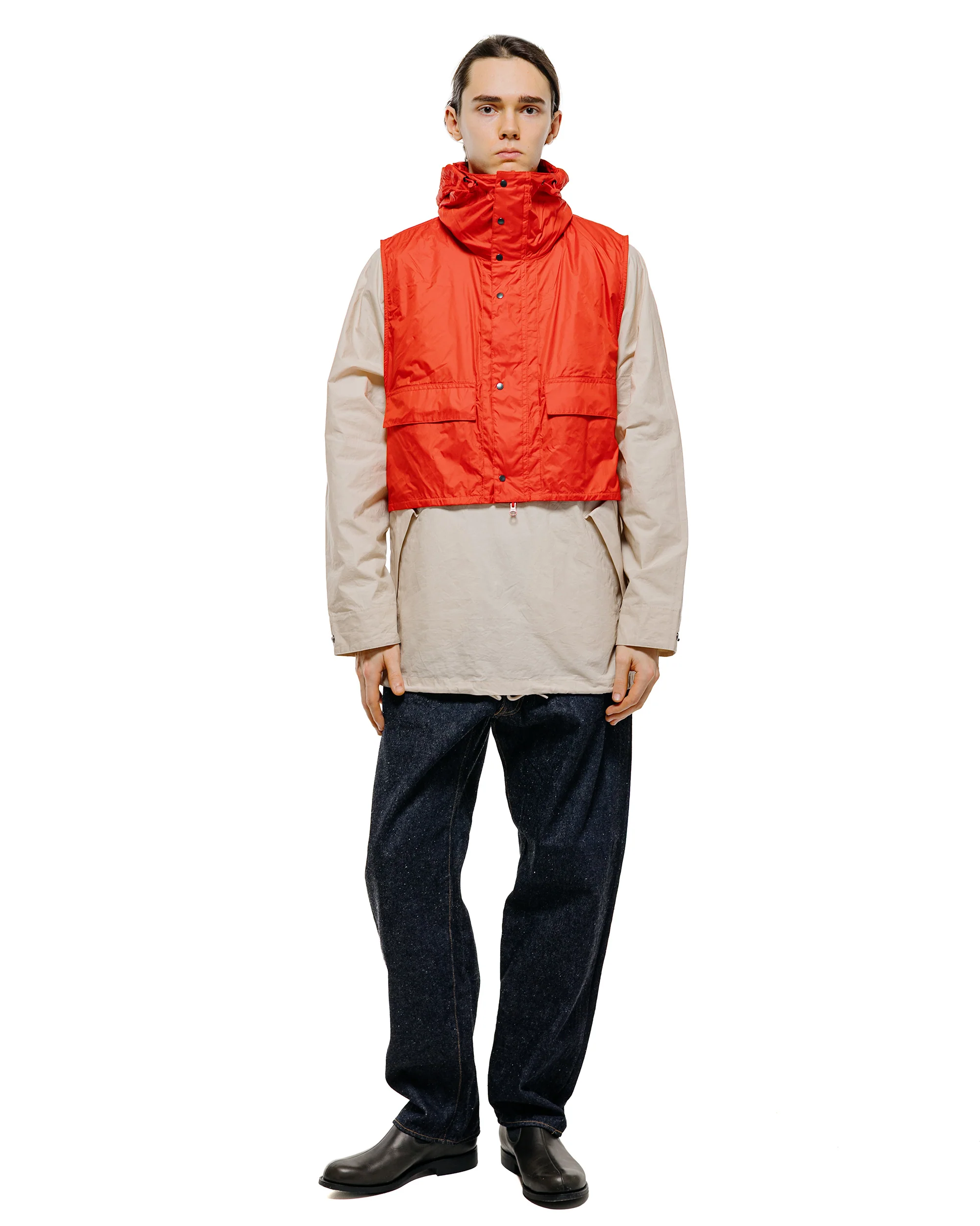 Barbour KAPTAIN SUNSHINE Transport Smock Casual Jacket Oatmeal - Image 3