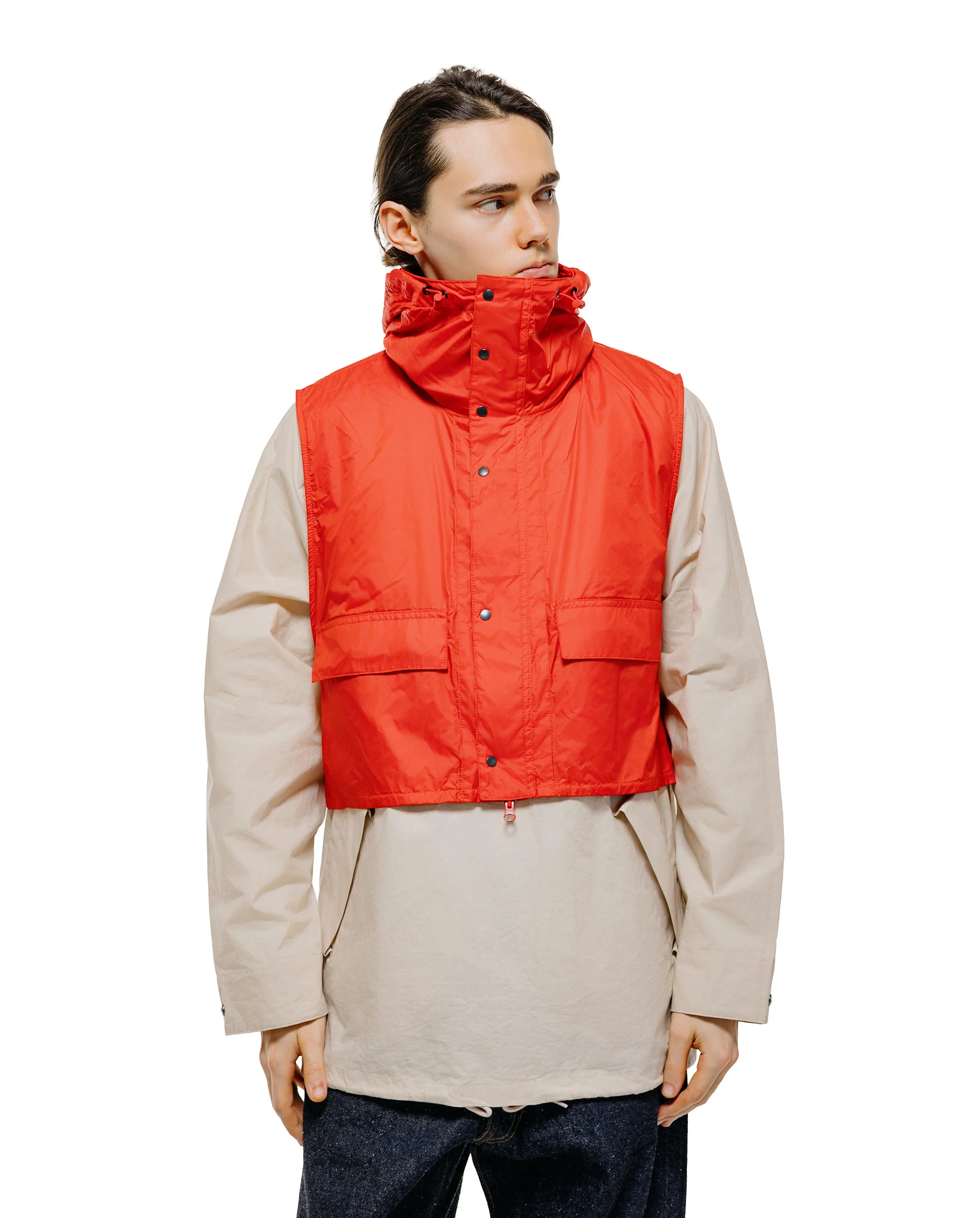 Barbour KAPTAIN SUNSHINE Transport Smock Casual Jacket Oatmeal - Image 4