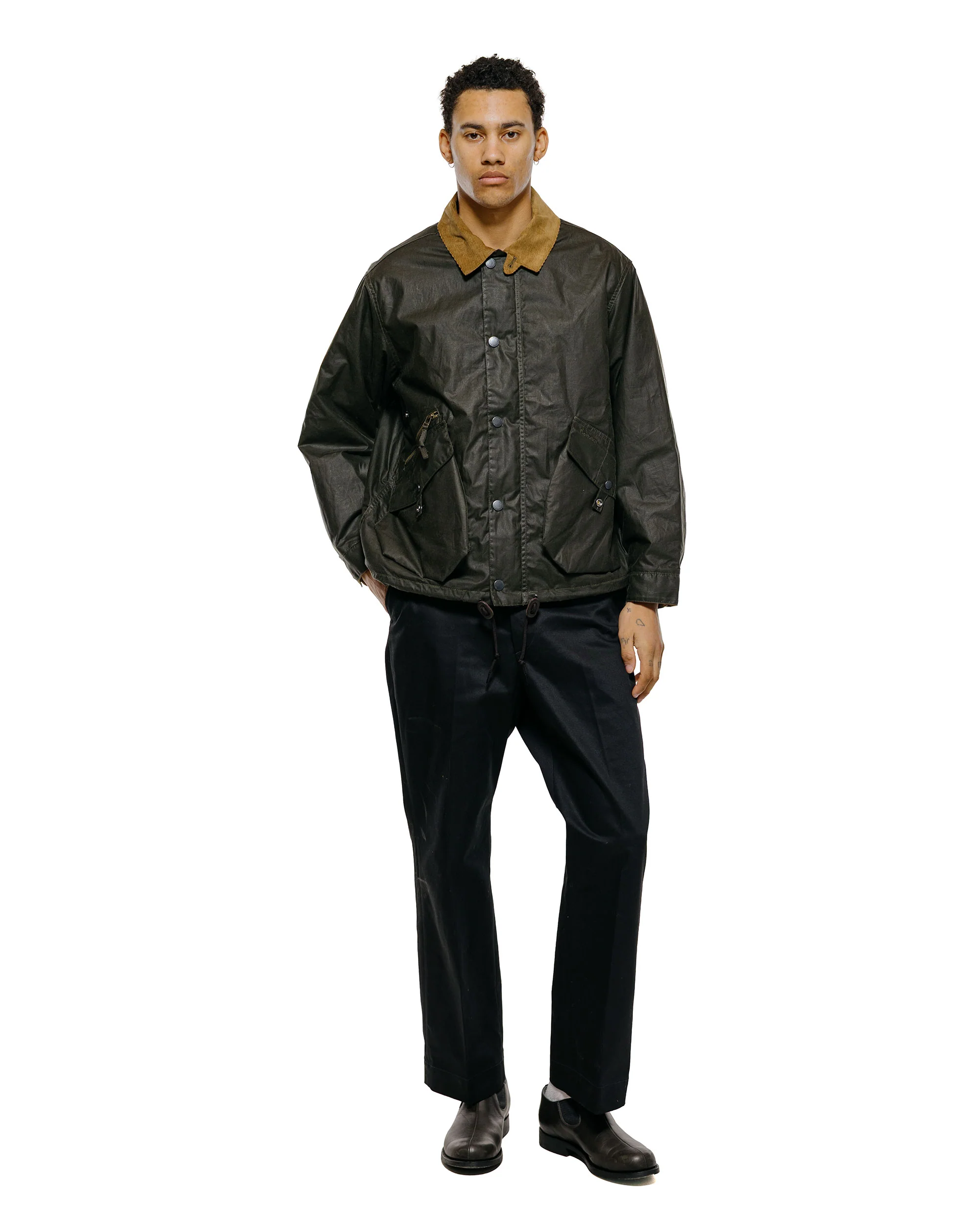 Barbour Modified Endurance Wax Jacket Archive Olive - Image 4