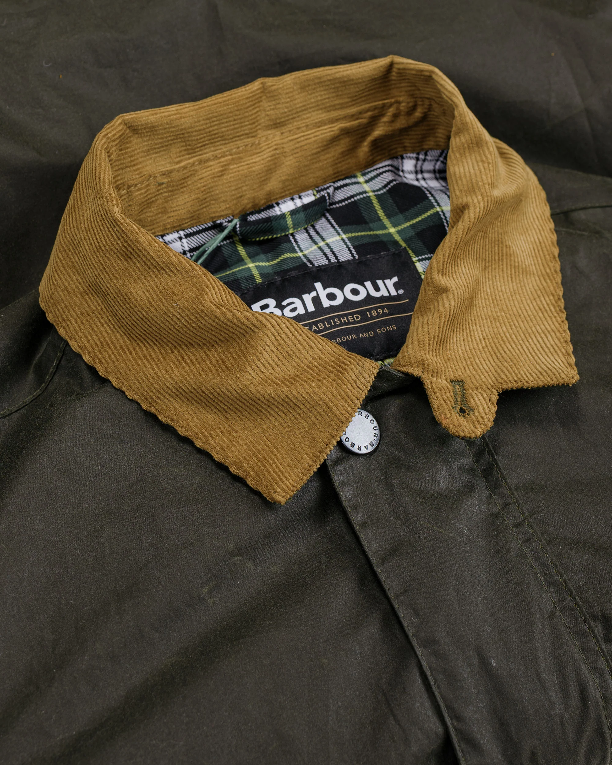 Barbour Modified Endurance Wax Jacket Archive Olive - Image 5