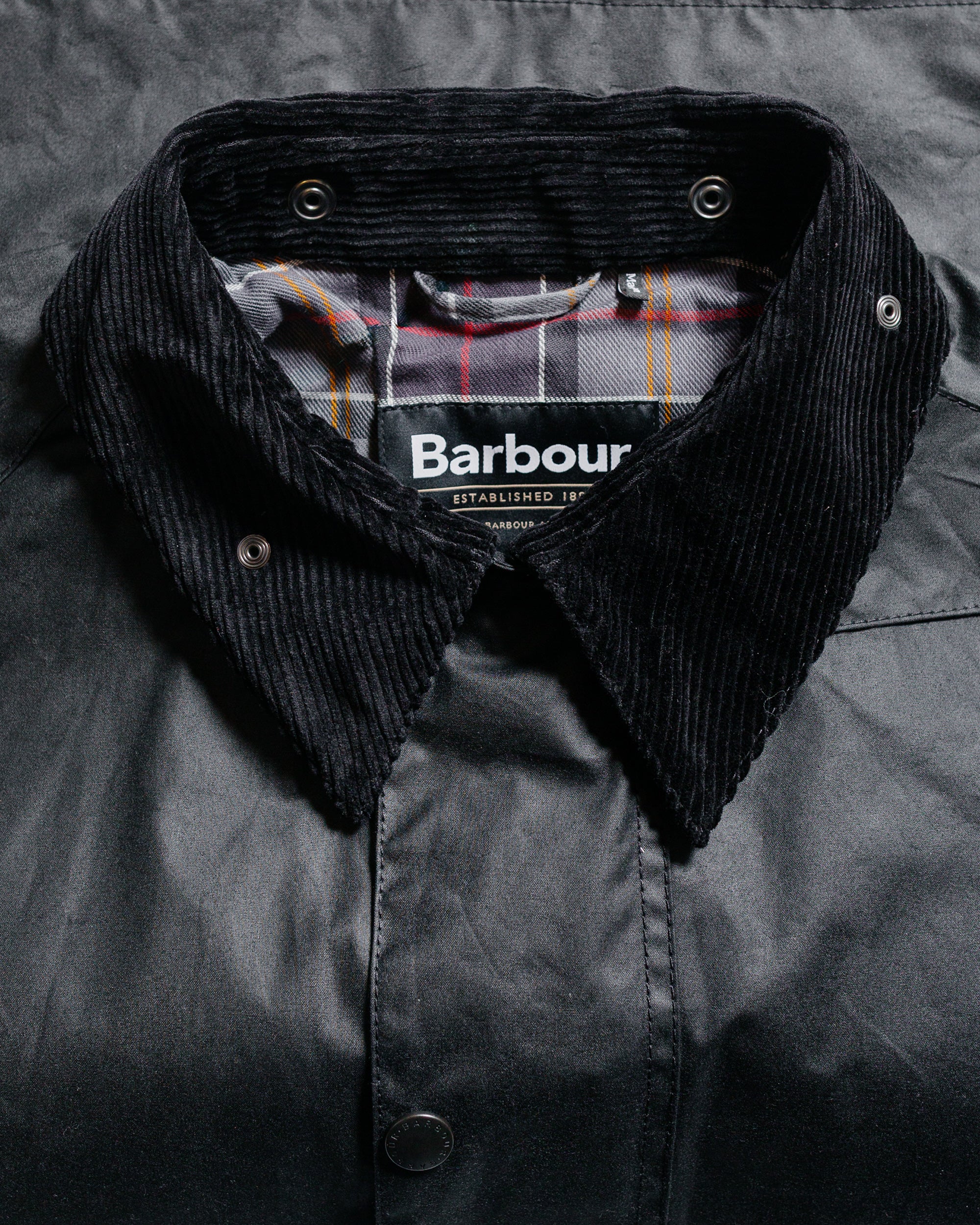 Barbour Transport Wax Jacket Black - Image 4