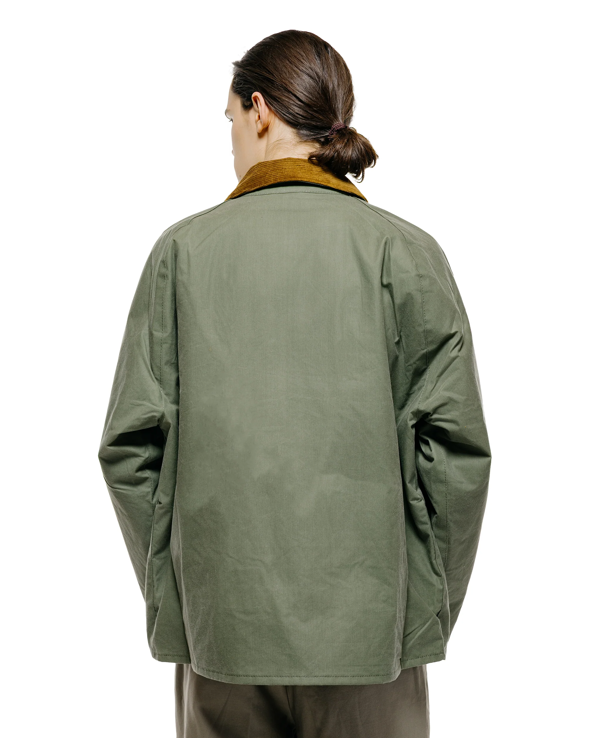 Barbour Transport Wax Jacket Light Moss - Image 3