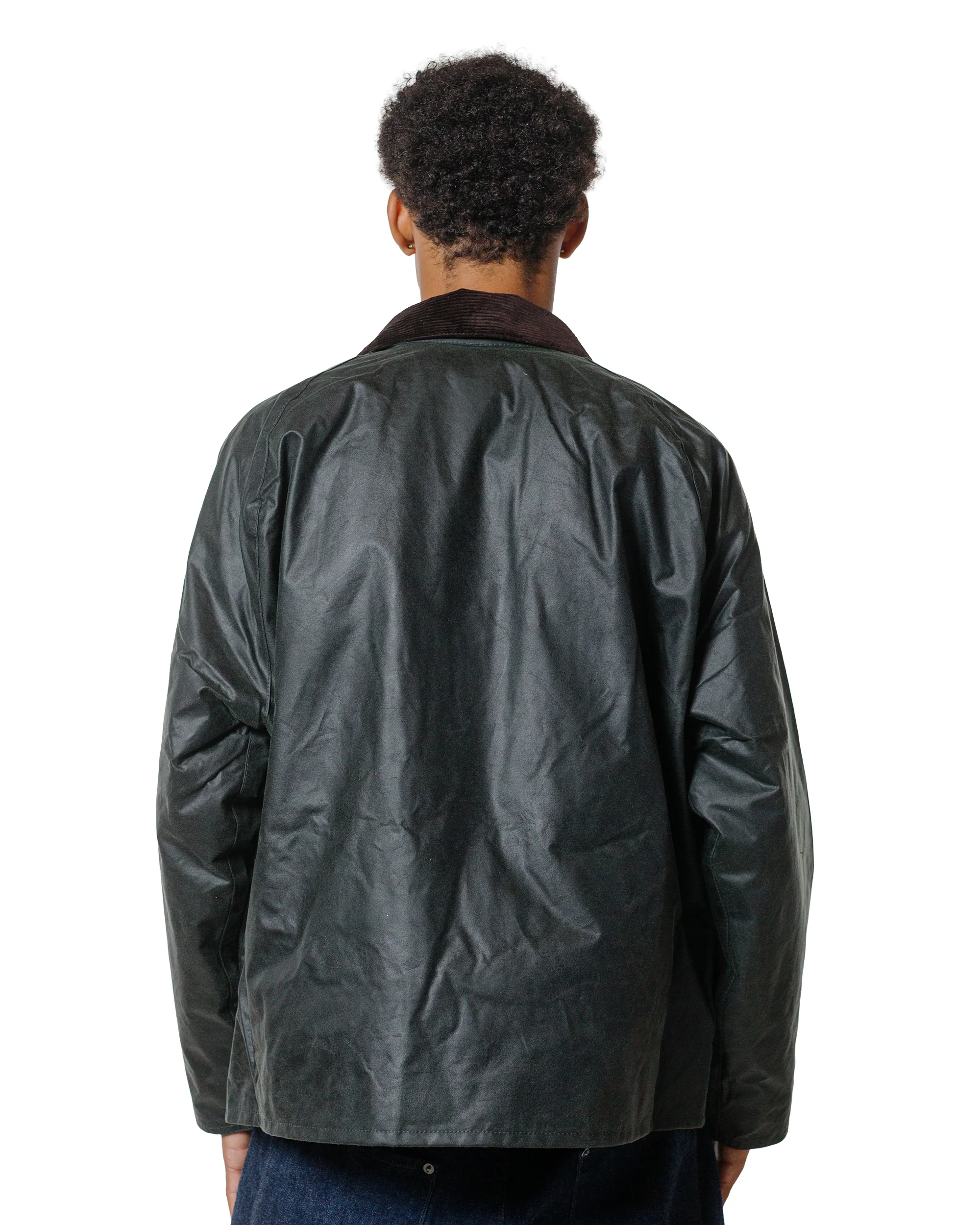 Barbour Transport Wax Jacket Sage - Image 3