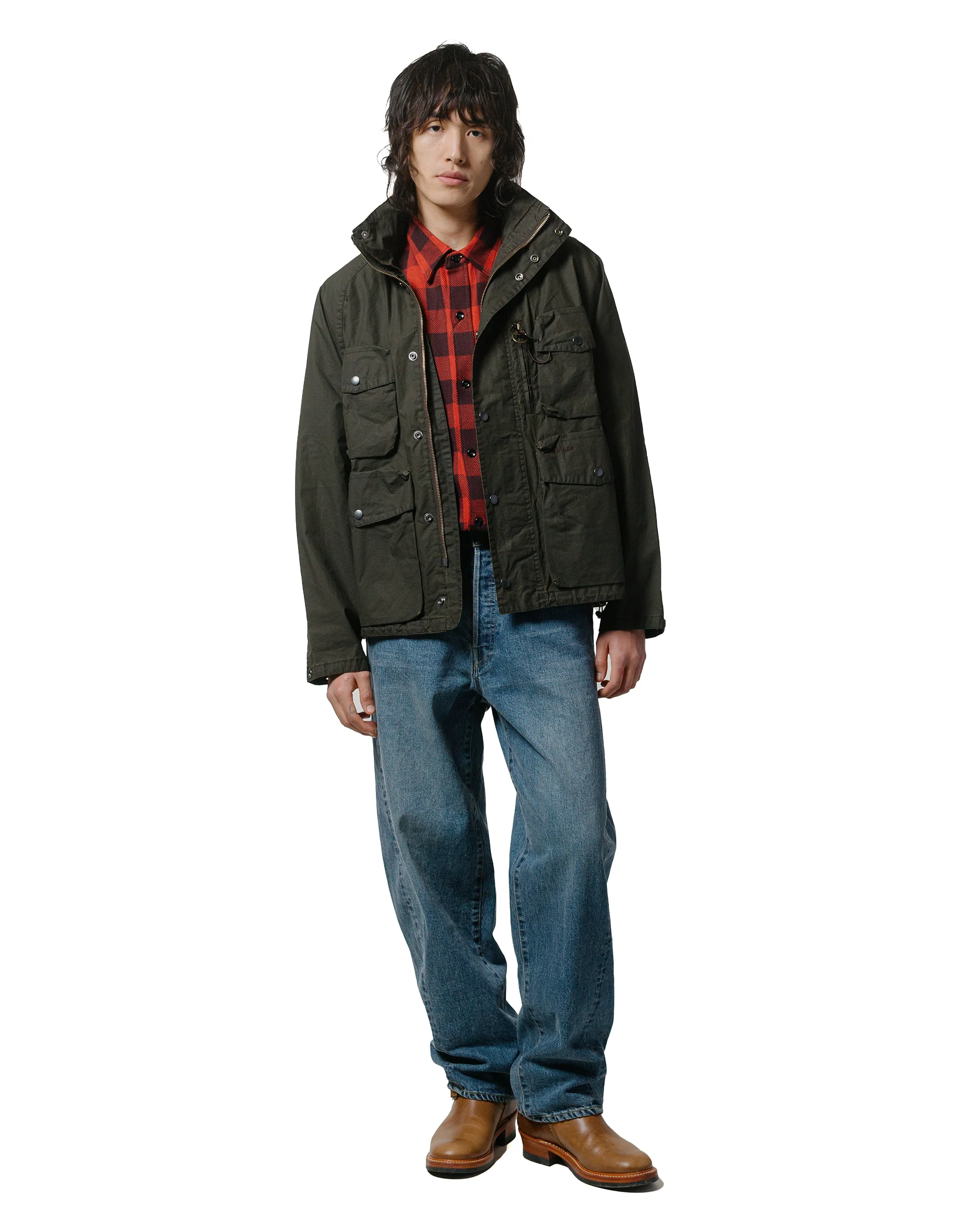 Barbour Westmorland Showerproof Jacket Pigment Green - Image 4