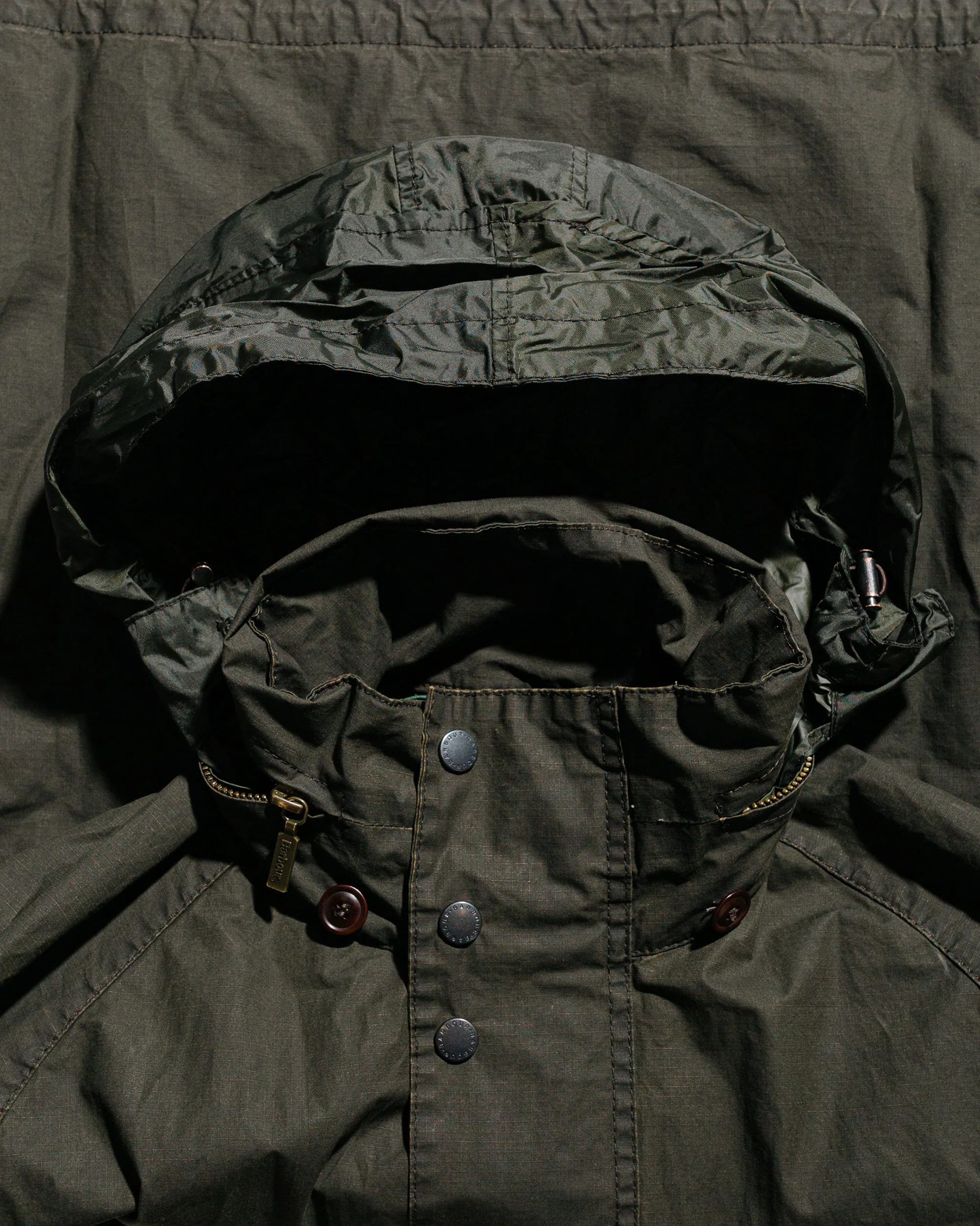 Barbour Westmorland Showerproof Jacket Pigment Green - Image 5