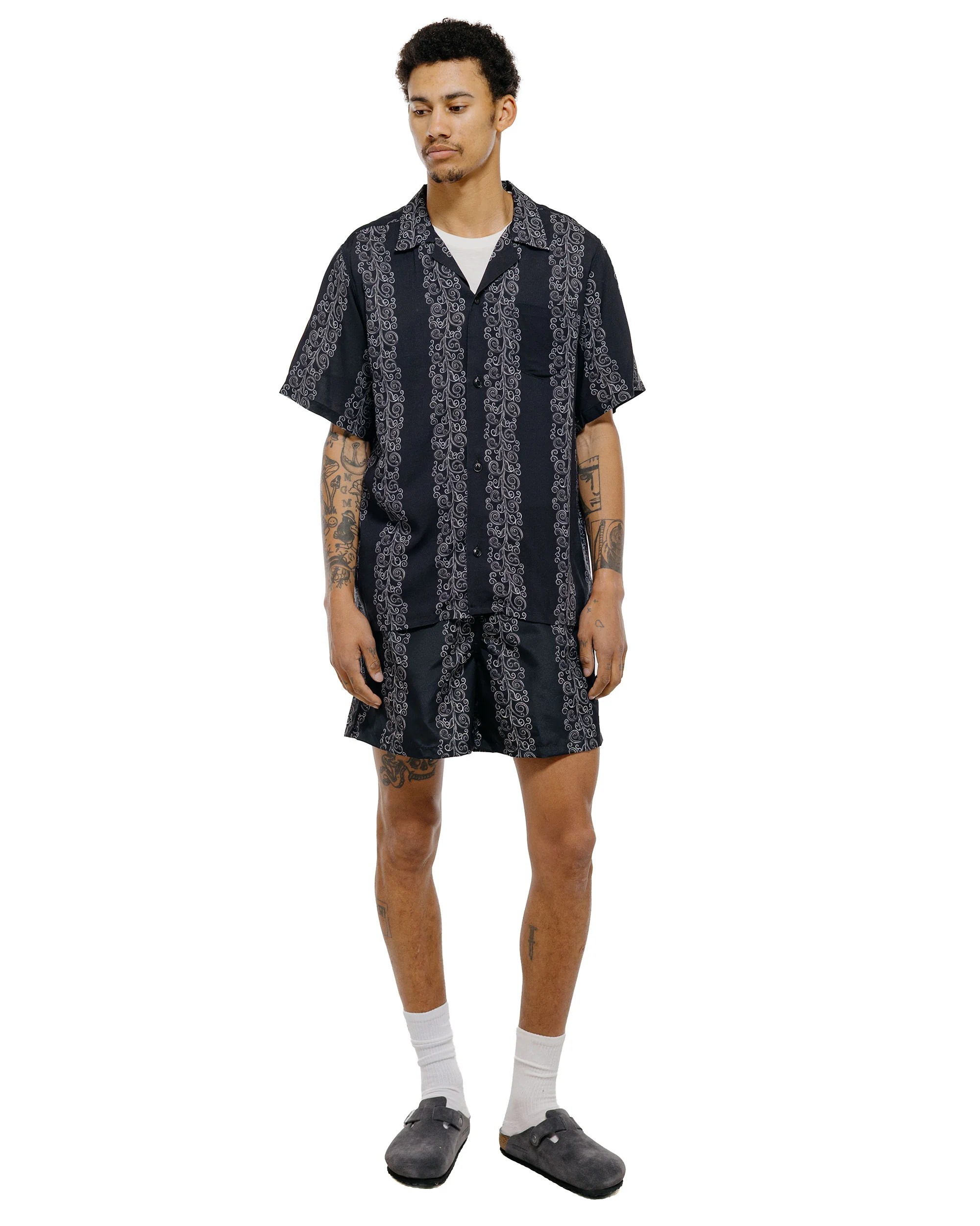 Bather Black Fiesta Swim Trunk - Image 5