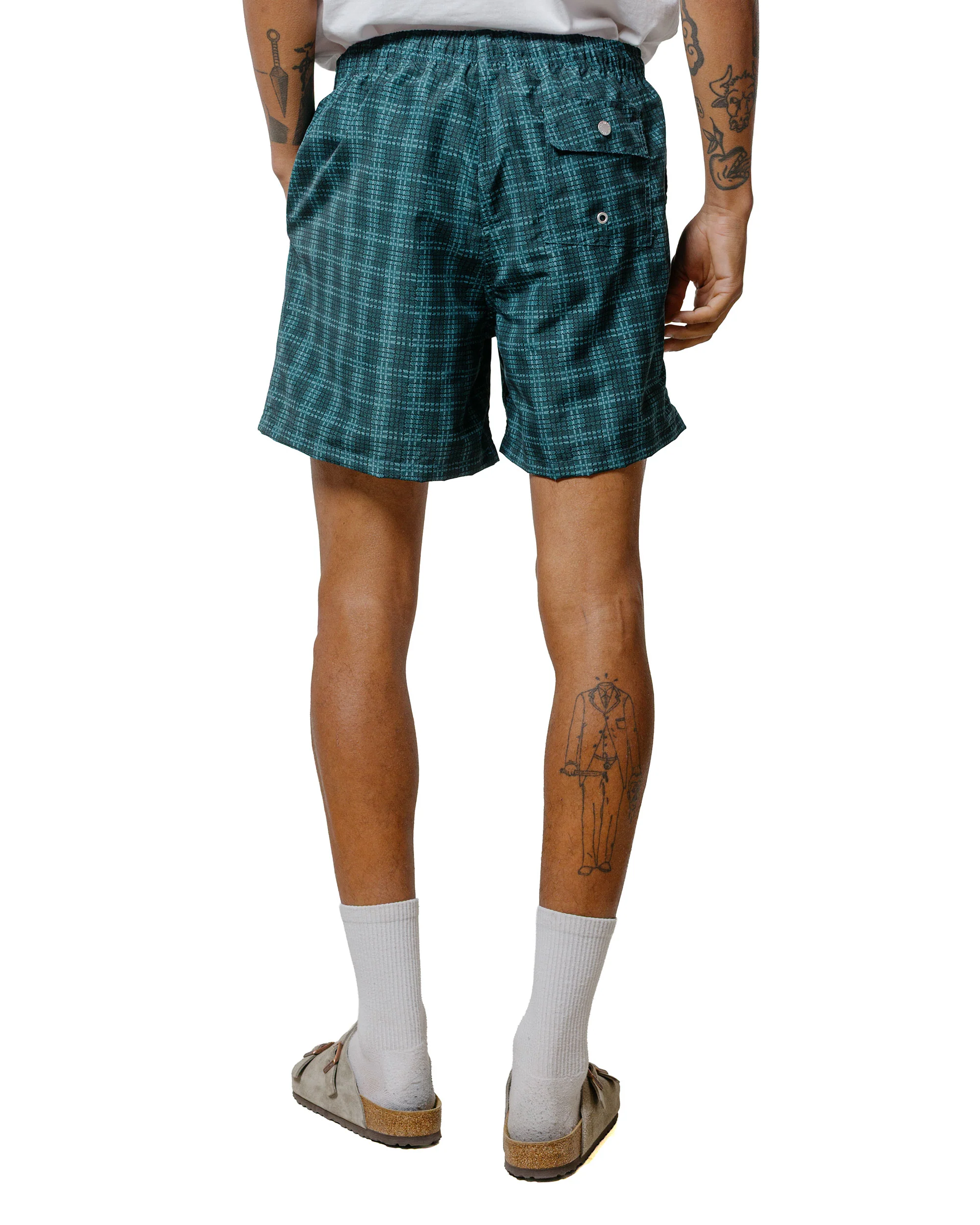 Bather Delta Tartan Swim Trunk - Image 3