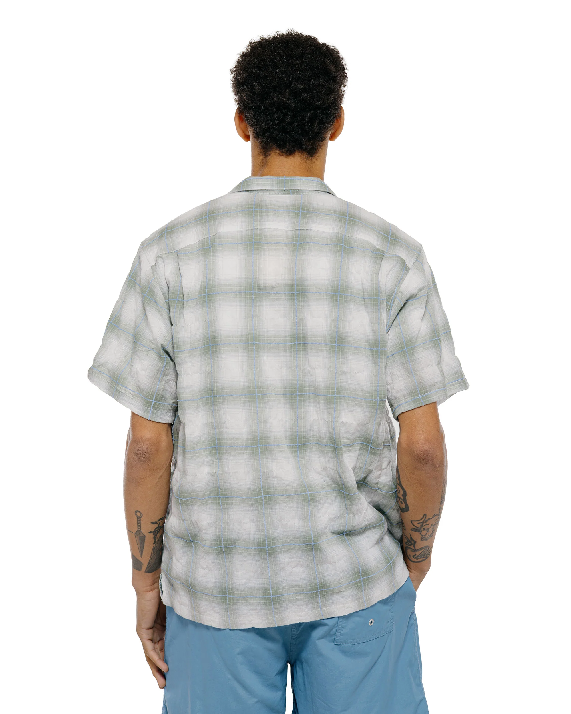 Bather Laurel Grid Camp Shirt - Image 3