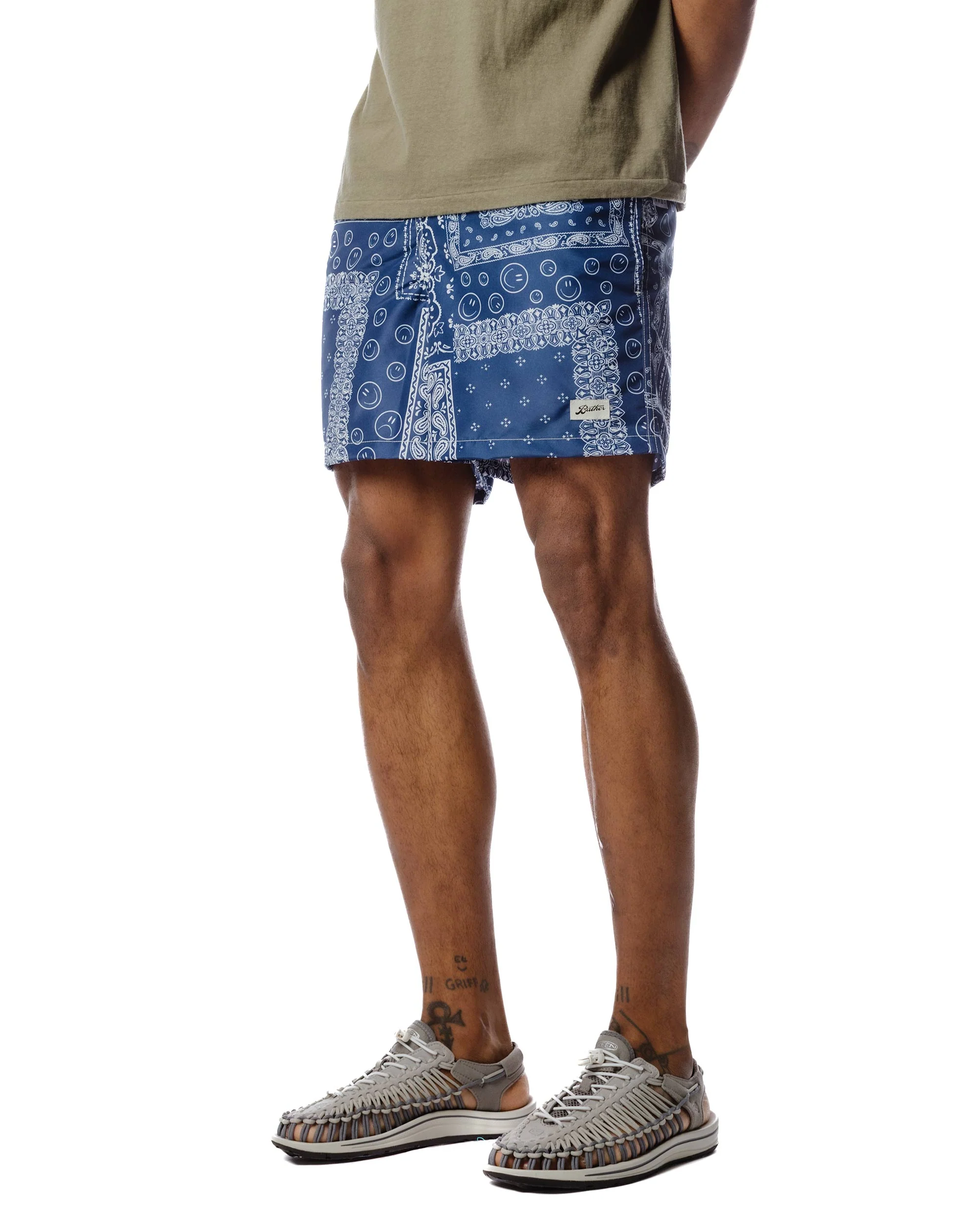Bather Navy Bandana Swim Trunk - Image 3