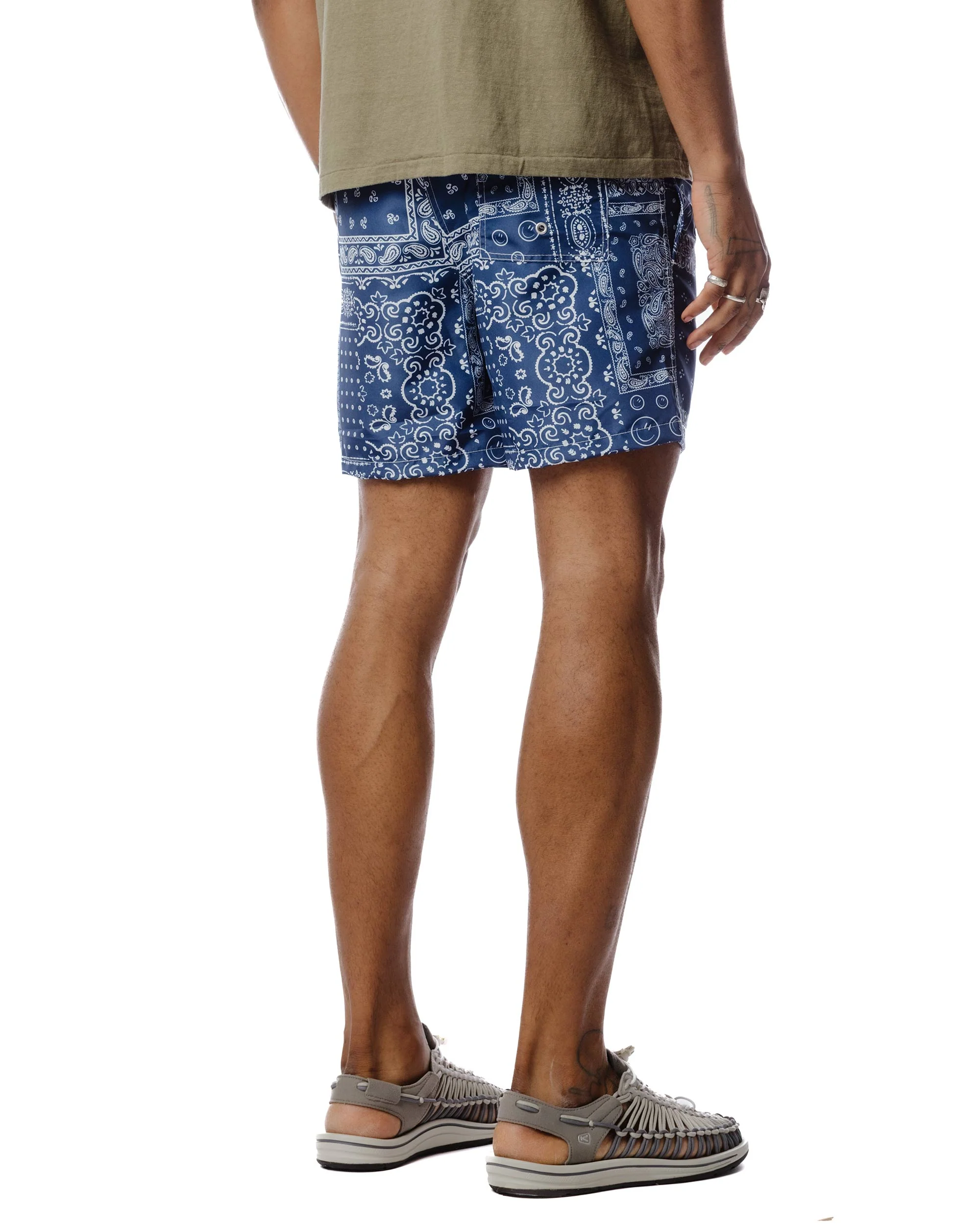Bather Navy Bandana Swim Trunk - Image 4