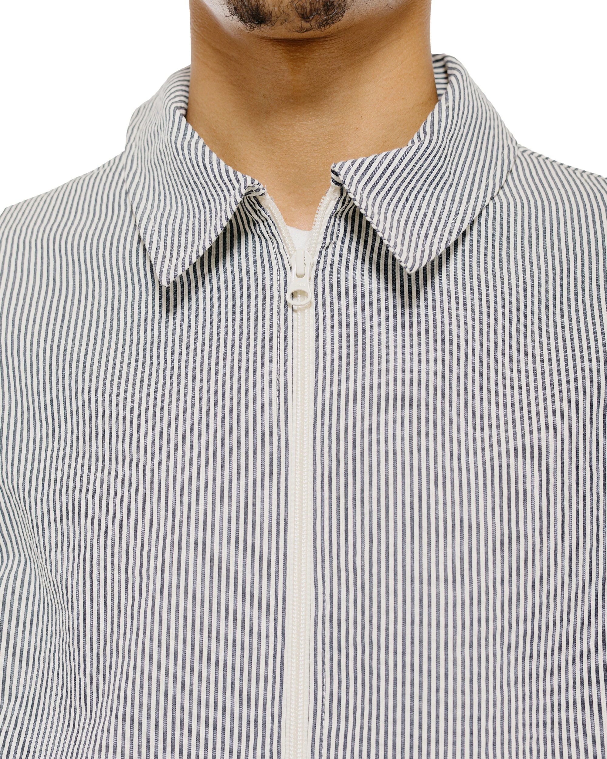 Bather Navy Pinstripe Tour Jacket - Image 3