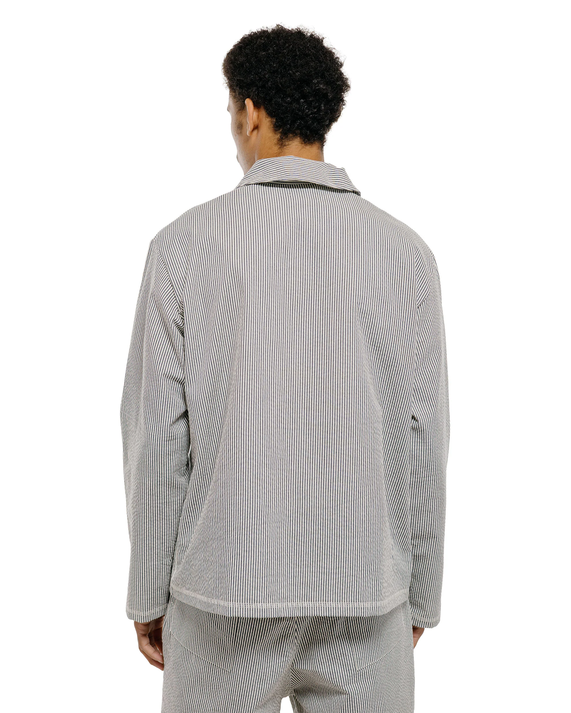 Bather Navy Pinstripe Tour Jacket - Image 4