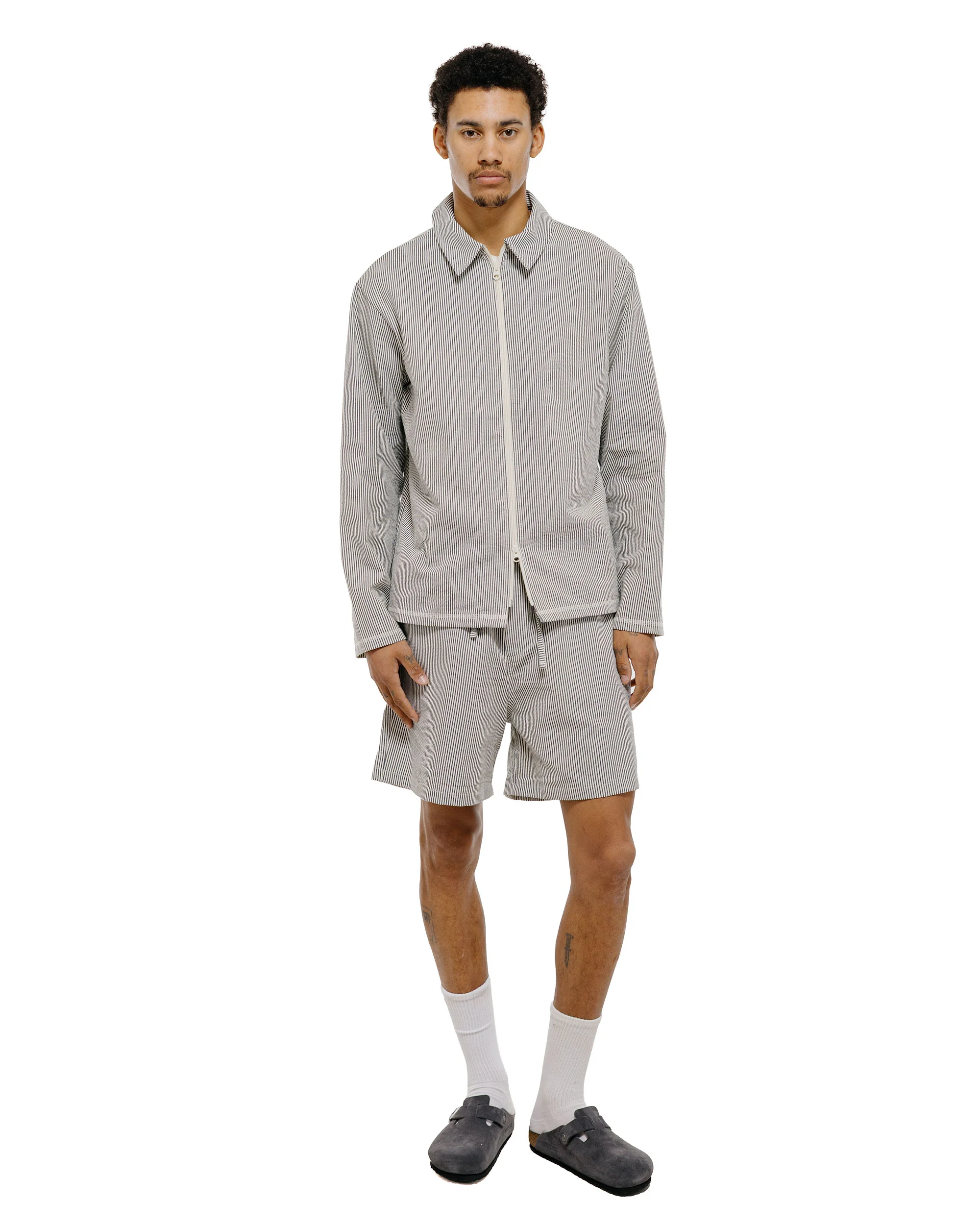 Bather Navy Pinstripe Tour Jacket - Image 5