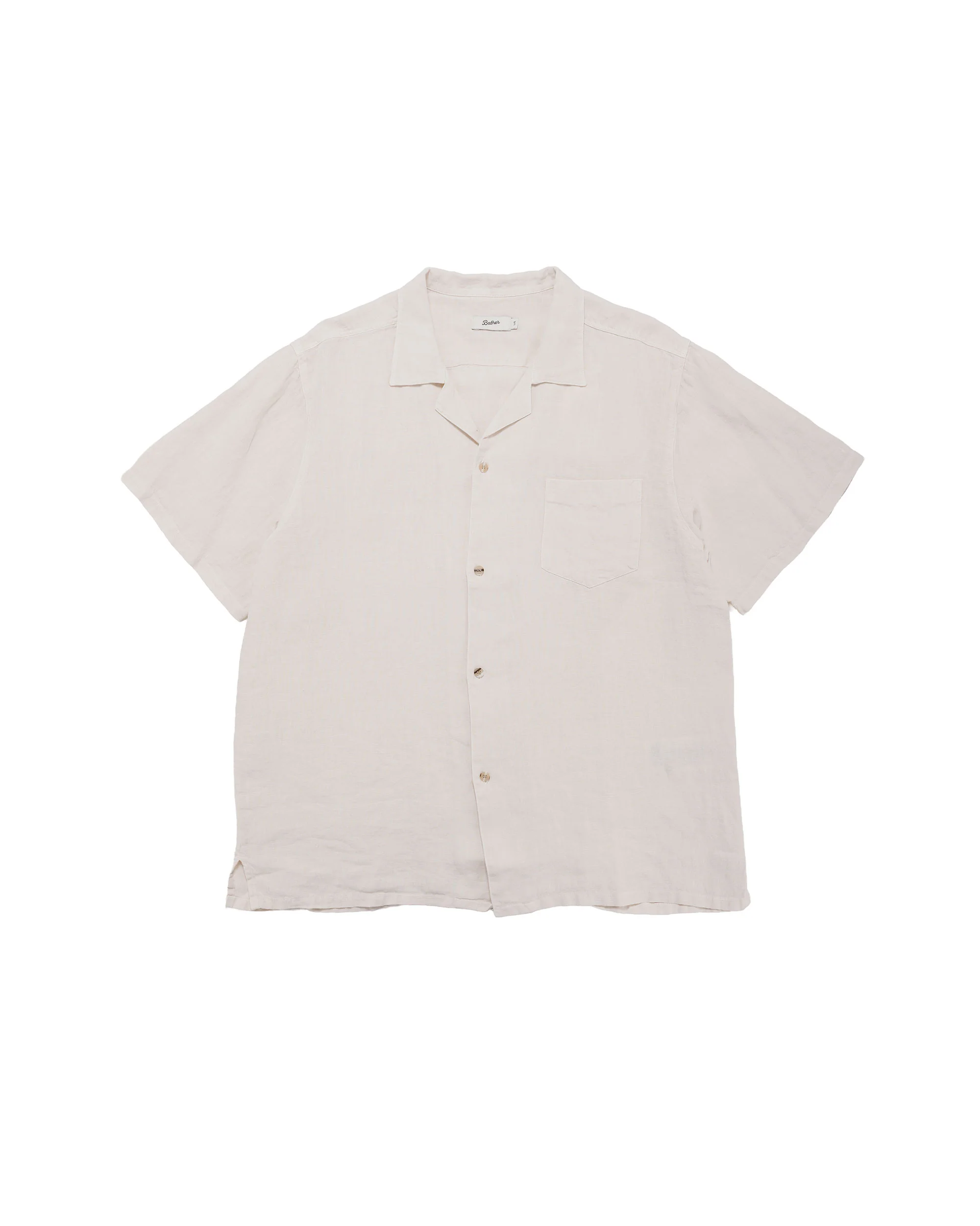 Bather Pearl Linen Camp Shirt