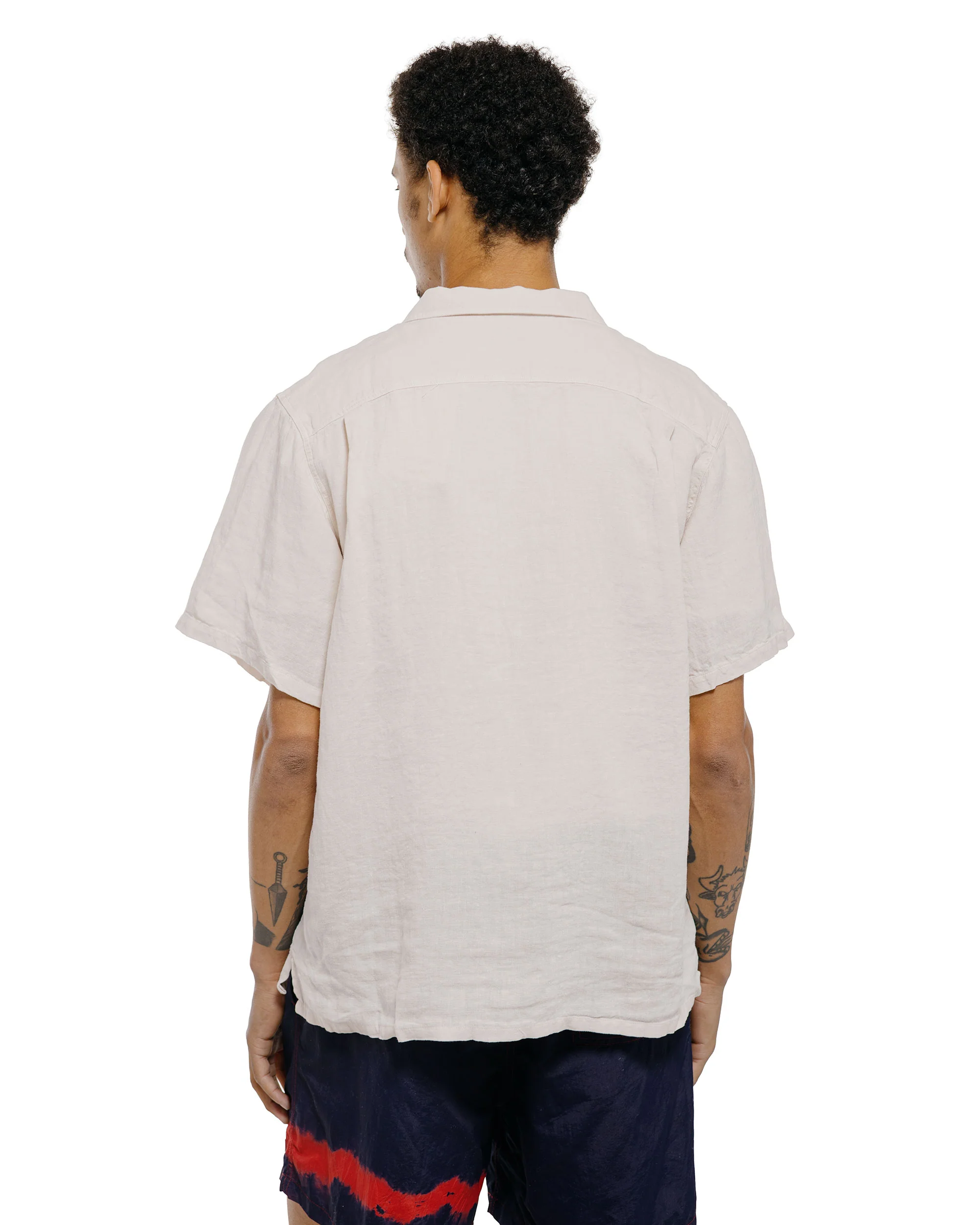 Bather Pearl Linen Camp Shirt - Image 4