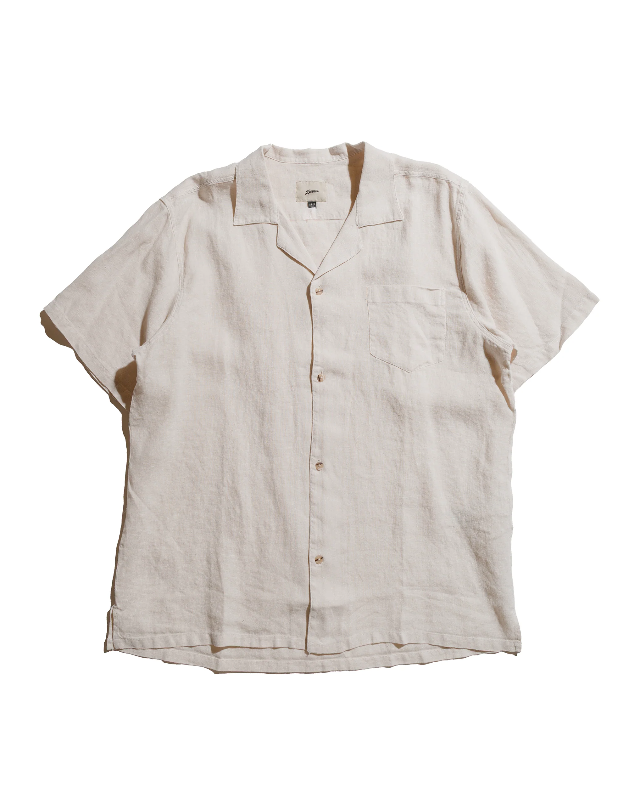 Bather Pearl Linen Camp Shirt