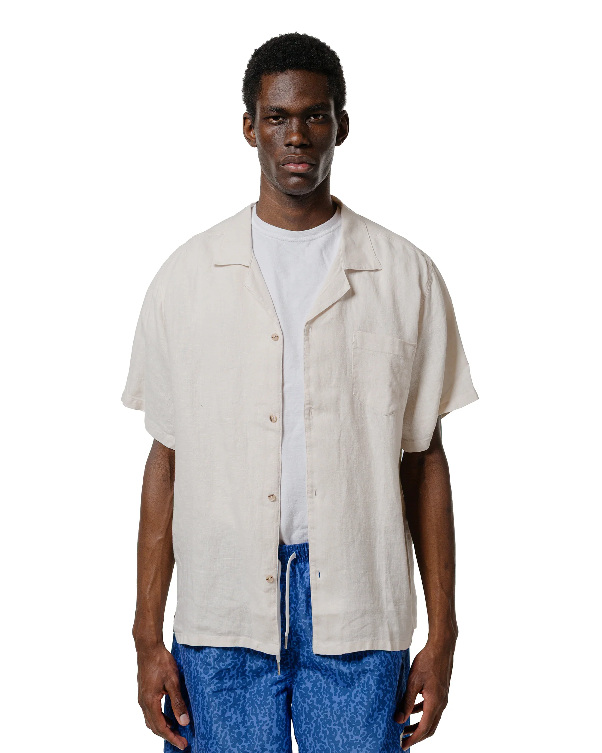 Bather Pearl Linen Camp Shirt - Image 2