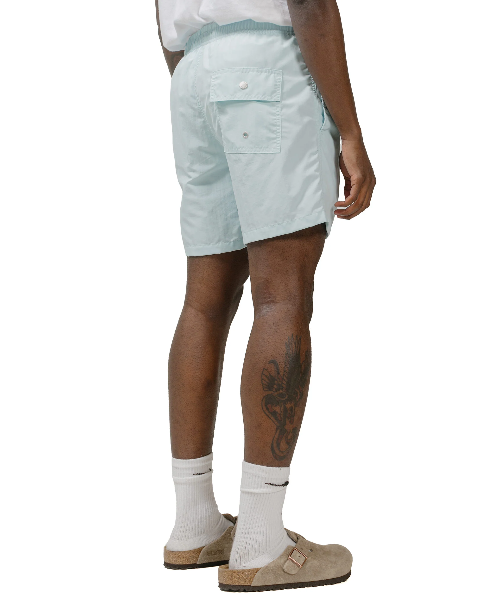 Bather Solid Baby Blue Swim Trunk - Image 3