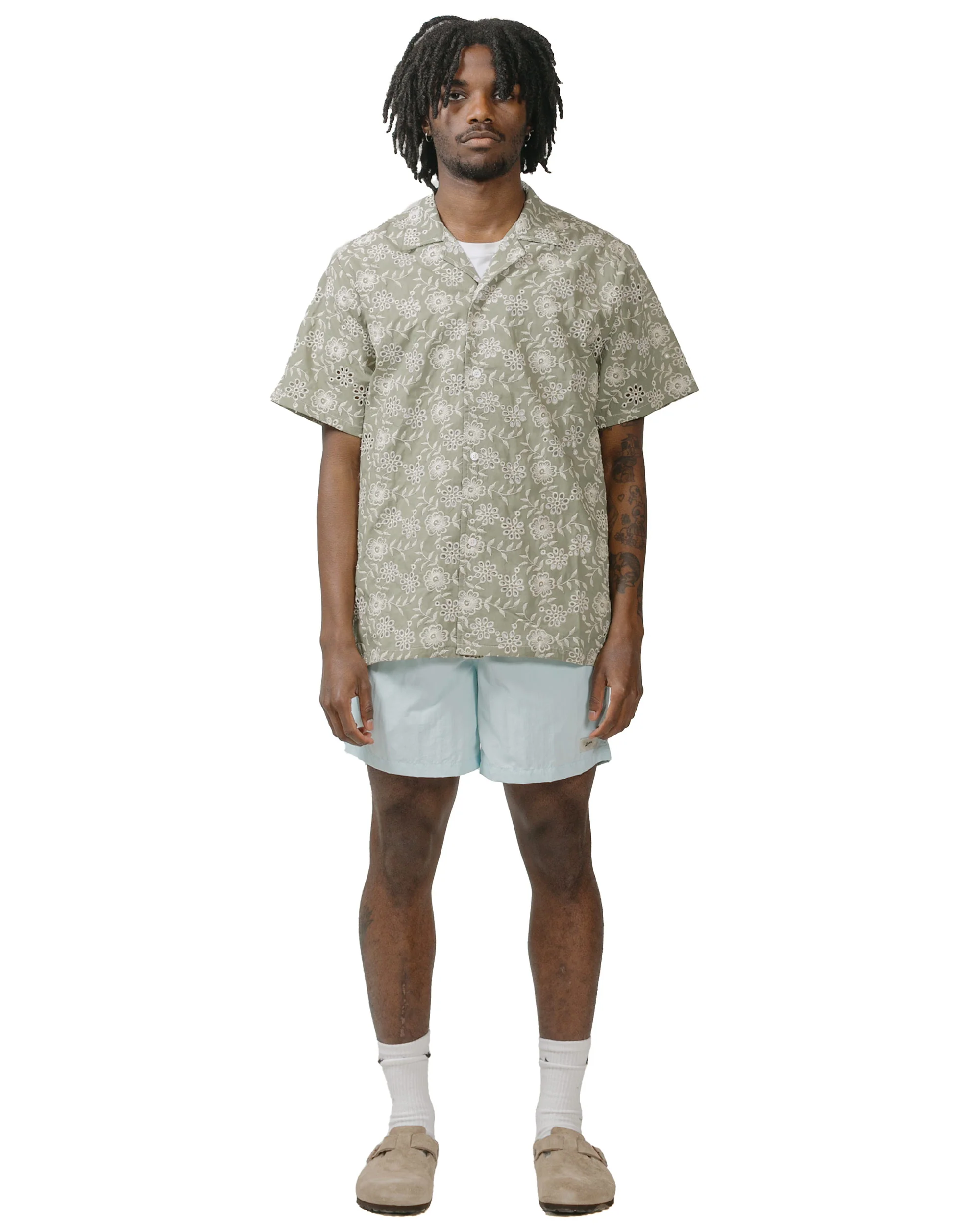 Bather Solid Baby Blue Swim Trunk - Image 4