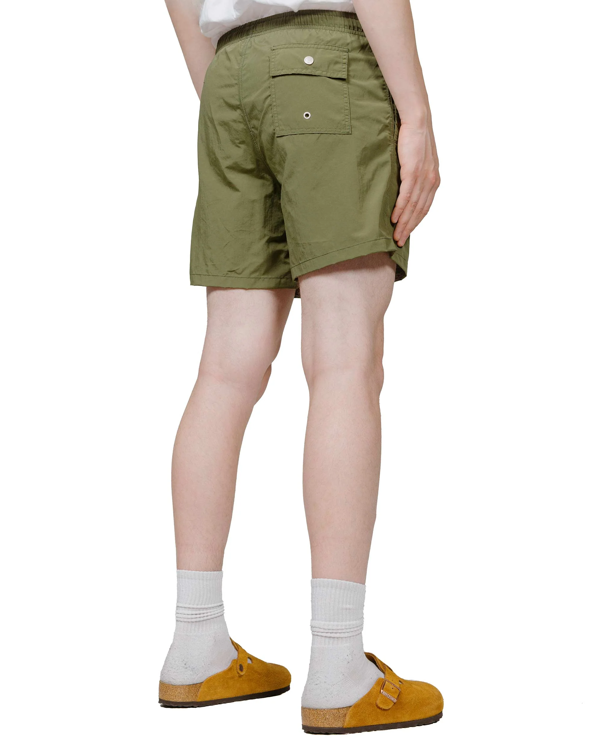 Bather Solid Olive Swim Trunk - Image 3