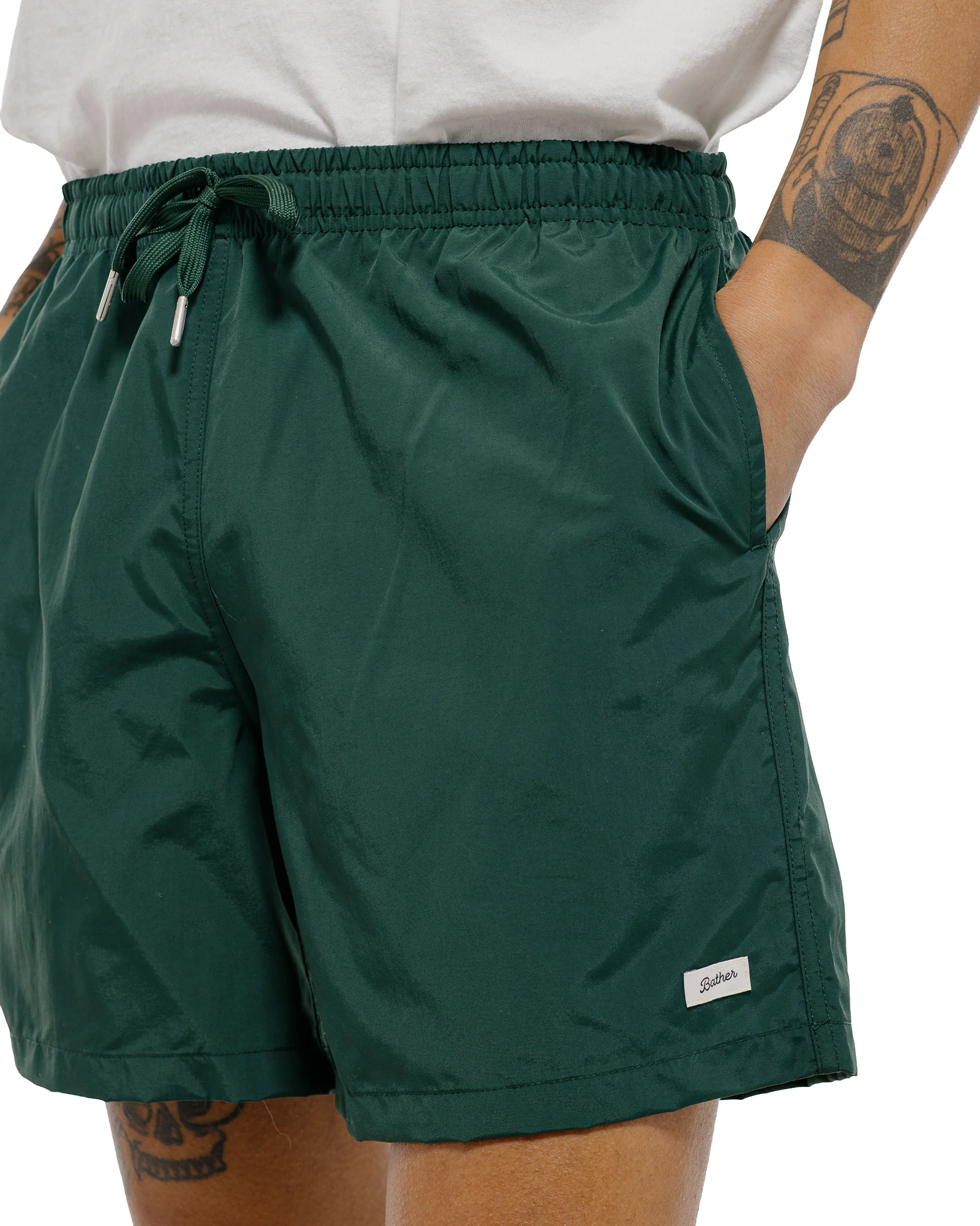 Bather Solid Pine Swim Trunk - Image 3