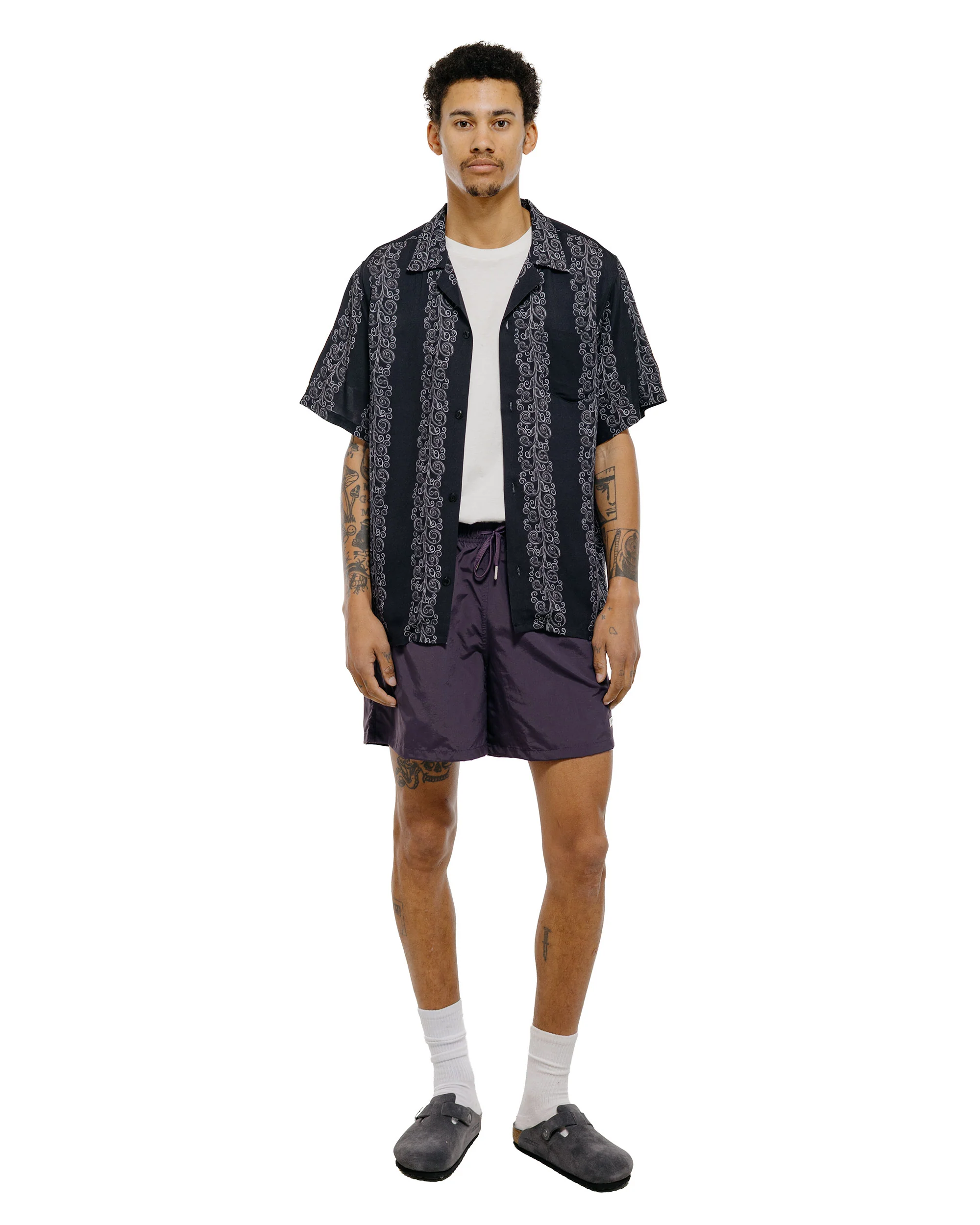 Bather Solid Plum Swim Trunk - Image 5