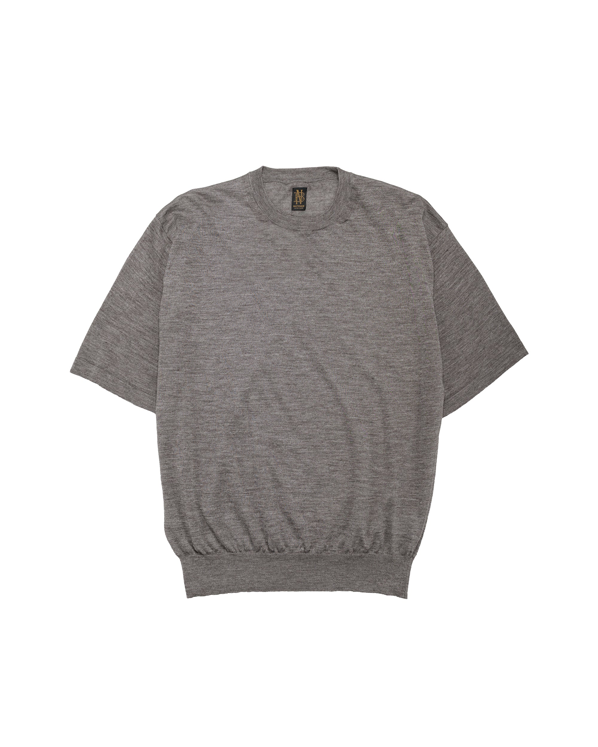 Batoner Choma Crew Neck S/S Greige
