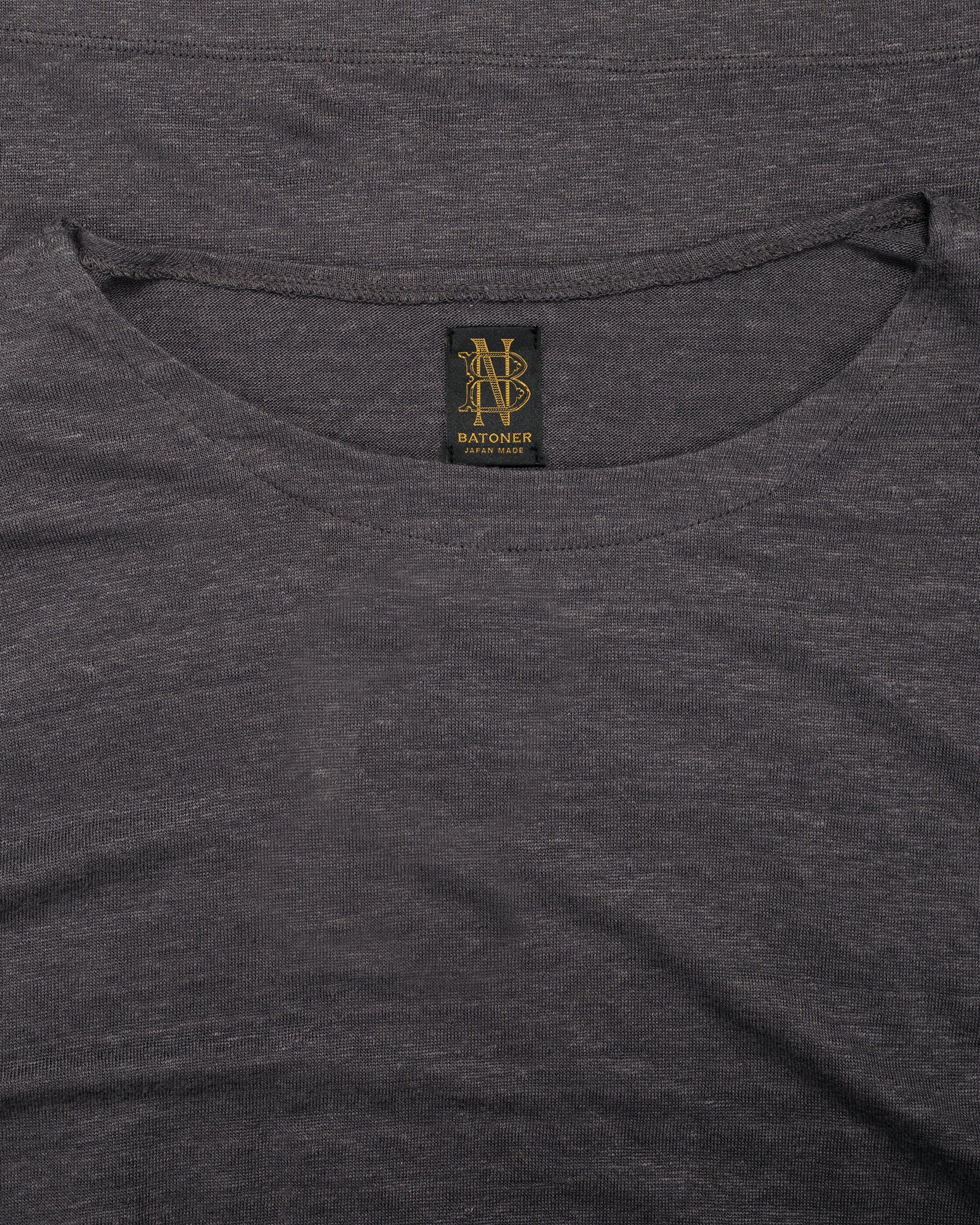 Batoner Normandy Linen Basque Shirt Gray - Image 5