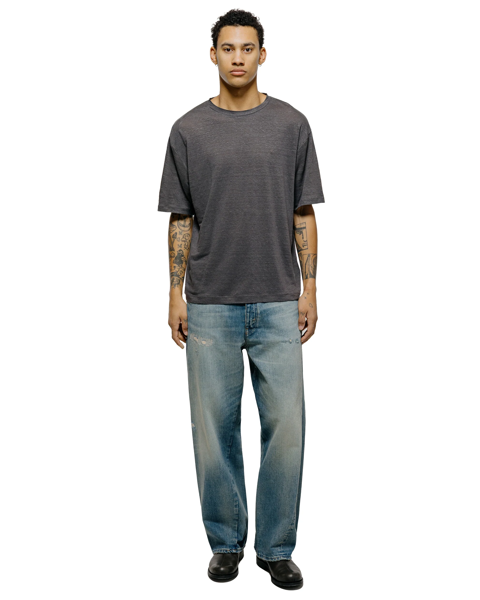 Batoner Normandy Linen T-Shirt Gray - Image 4