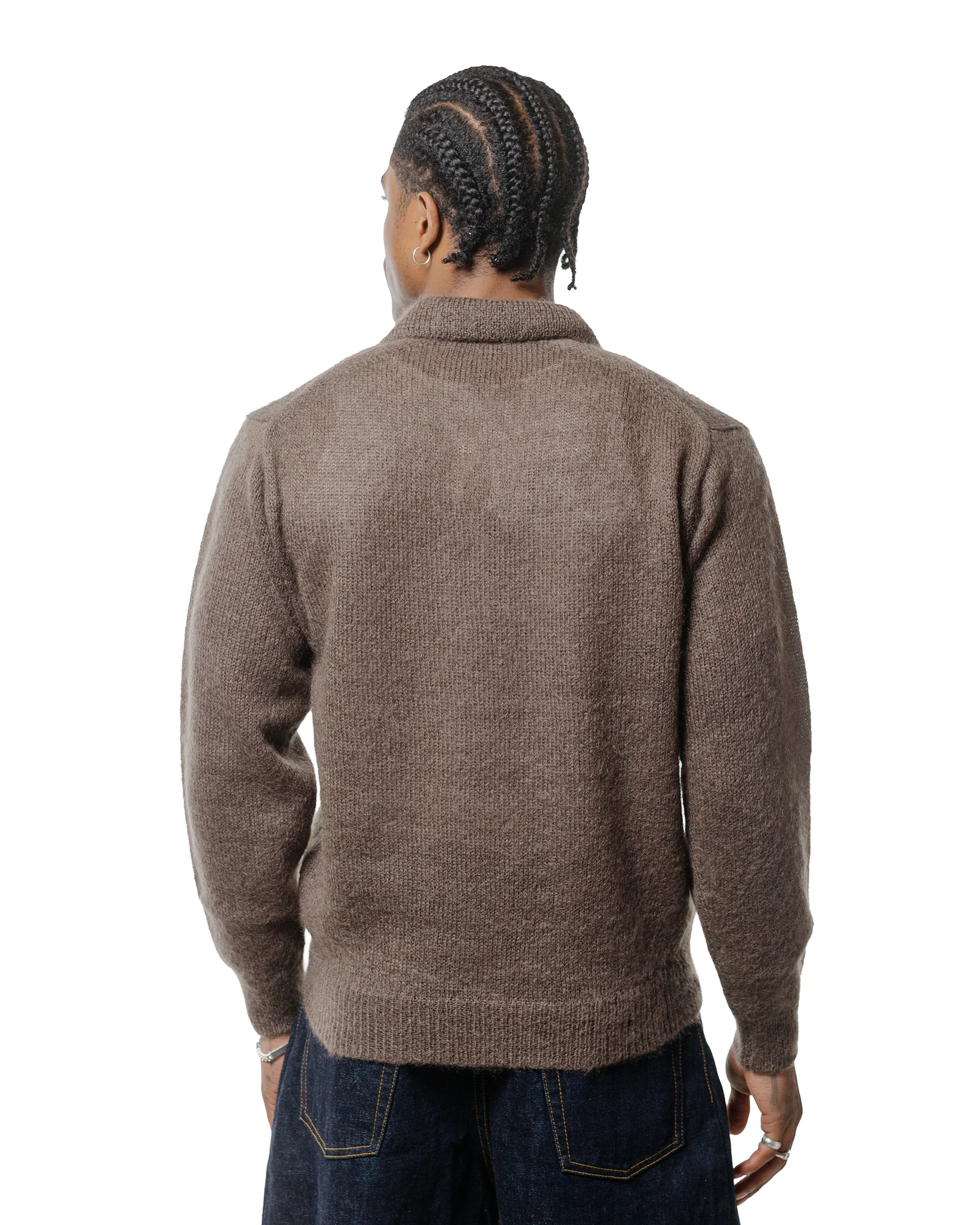 Batoner Pure Mohair Polo Olive - Image 3