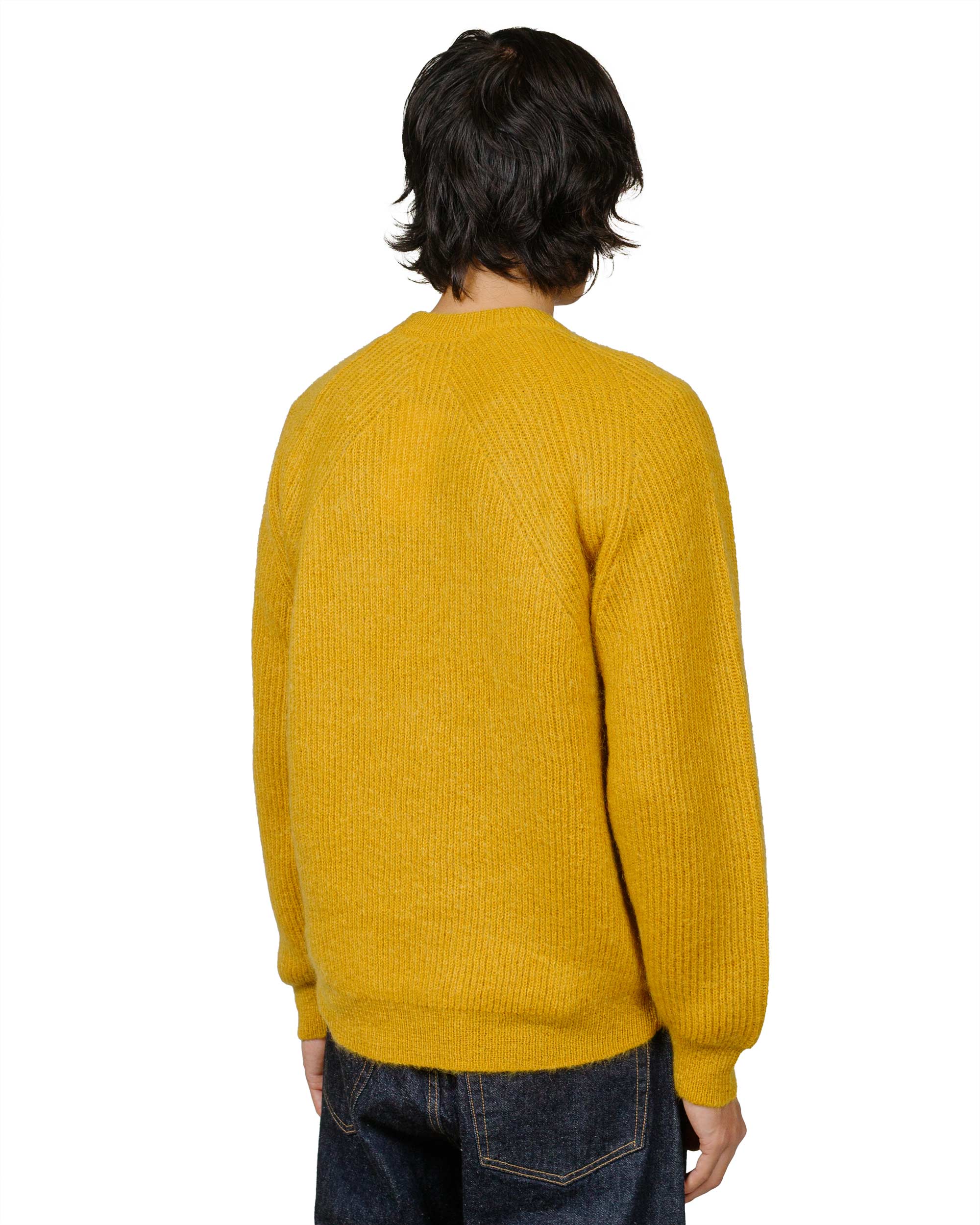 Batoner Pure Mohair Signature Crew Neck Yellow - Image 3