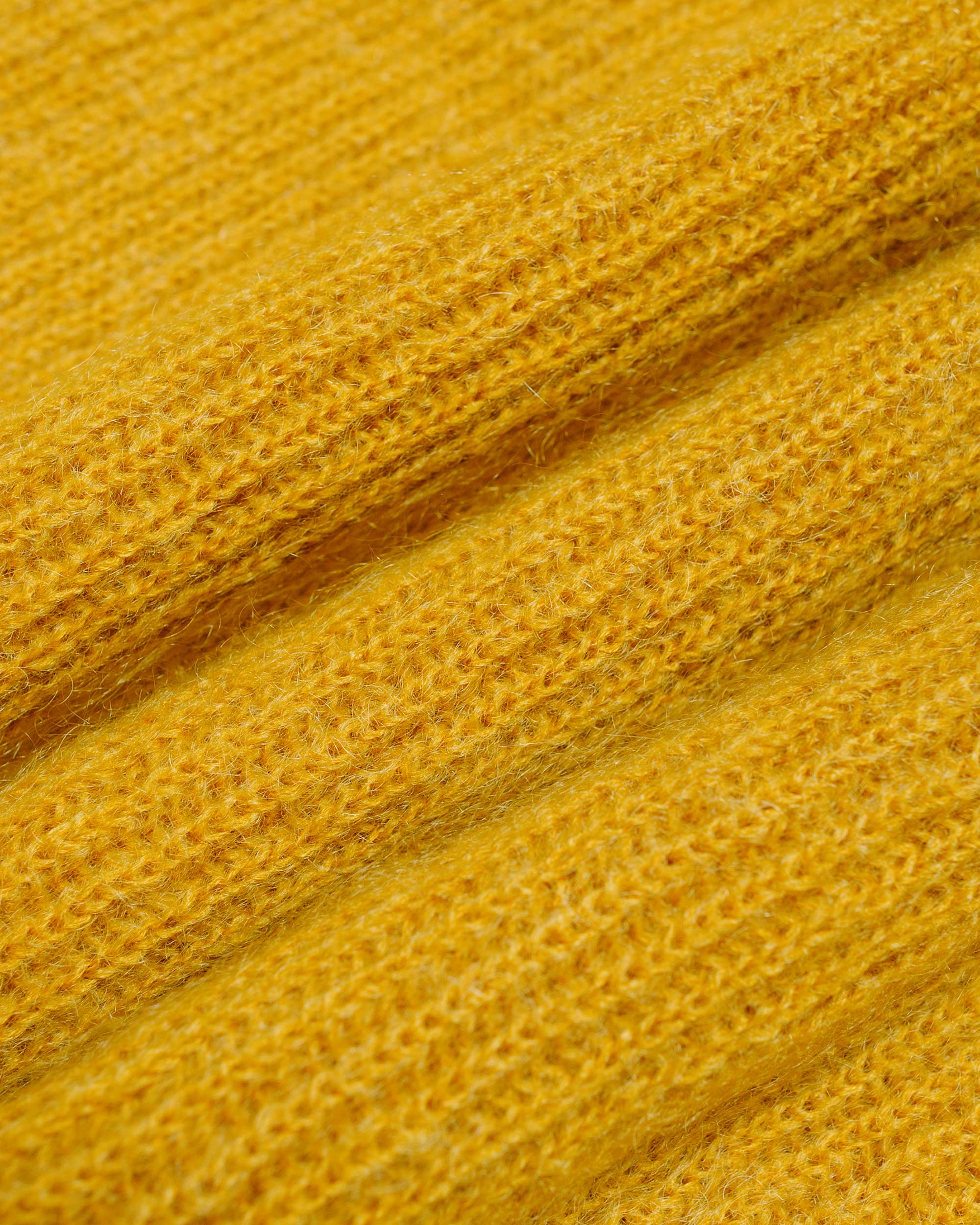 Batoner Pure Mohair Signature Crew Neck Yellow - Image 5
