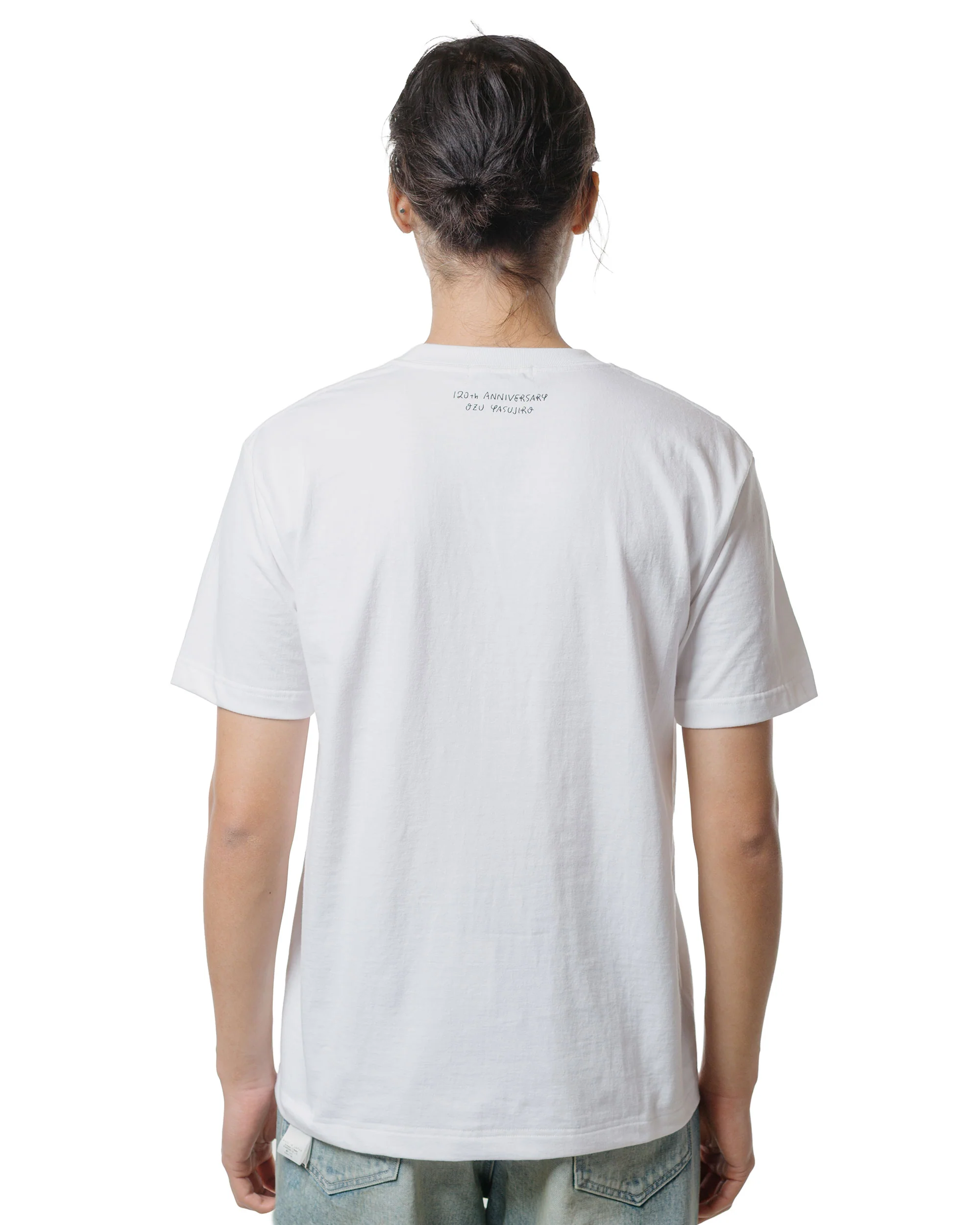 Beams Japan Yasujiro Ozu 'Good Morning' T-Shirt White - Image 3