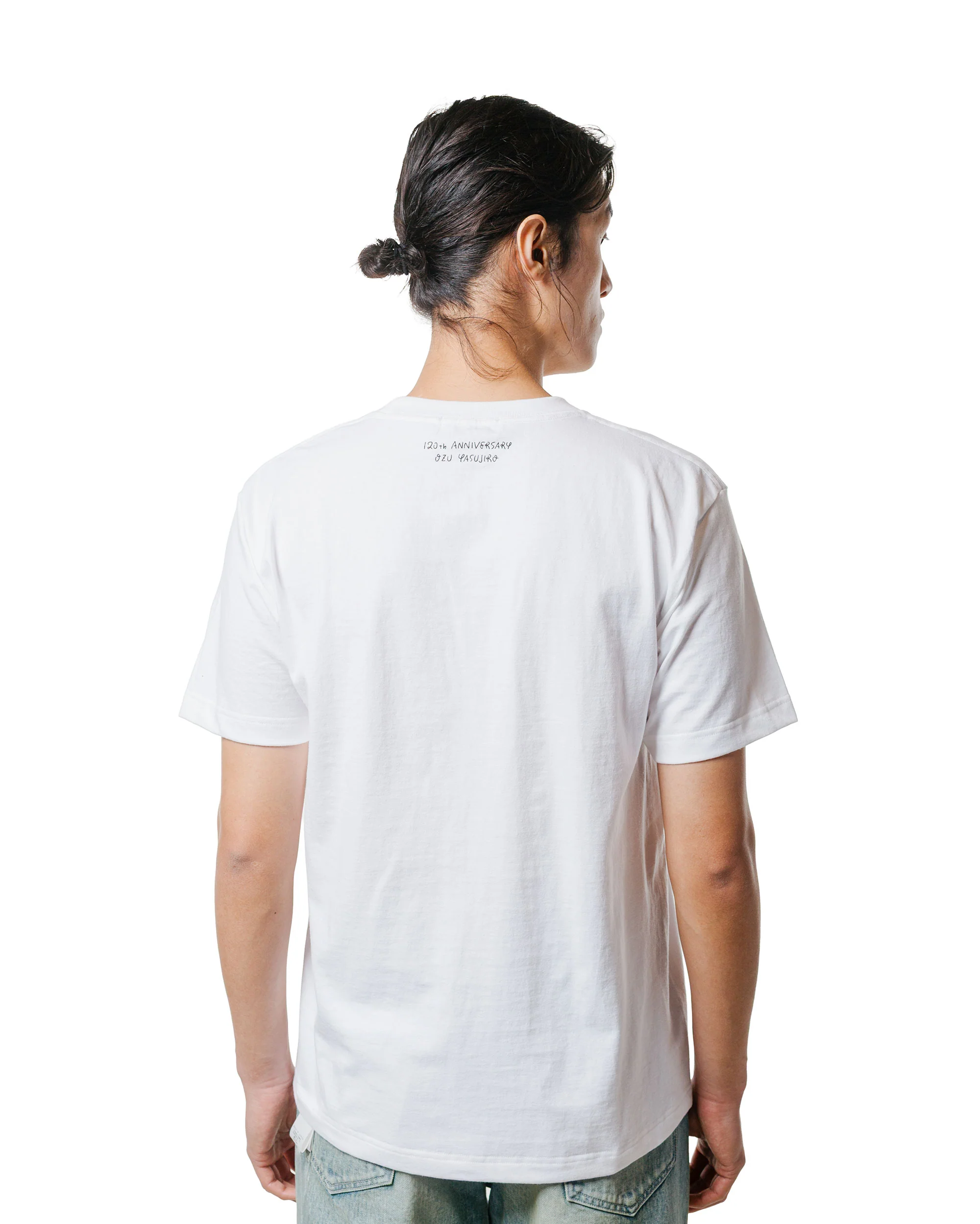 Beams Japan Yasujiro Ozu 'Tokyo Story' T-Shirt White - Image 3