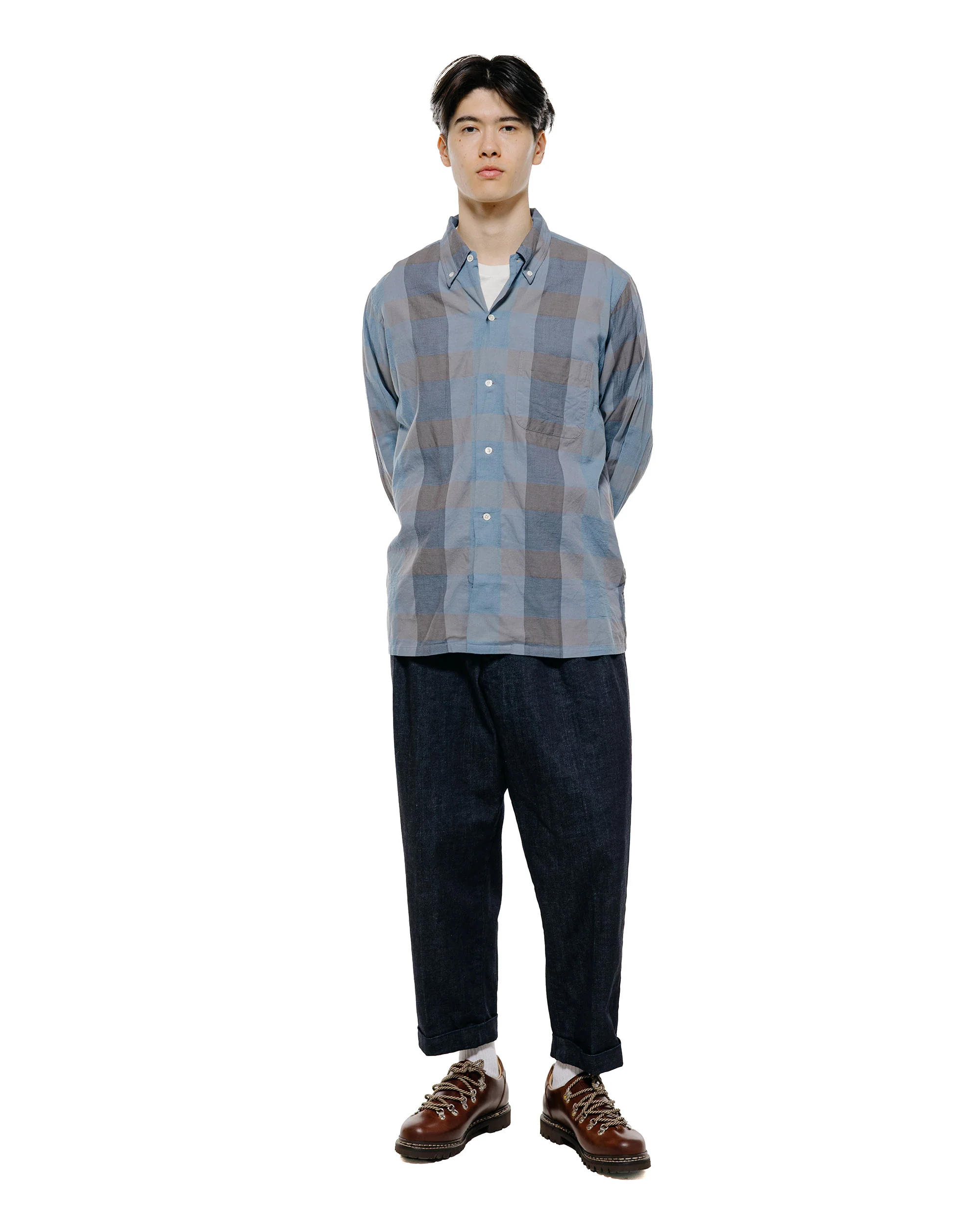 Beams Plus 2Pleats Denim Indigo - Image 4