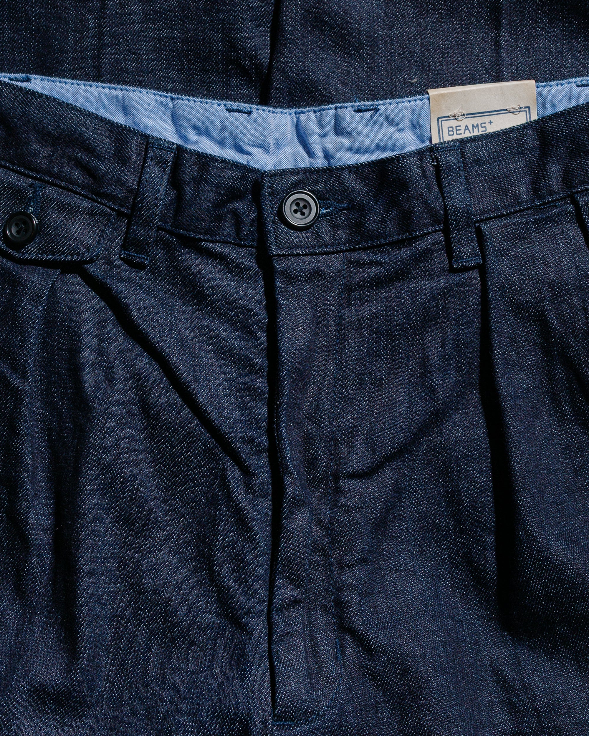 Beams Plus 2Pleats Denim Indigo - Image 6