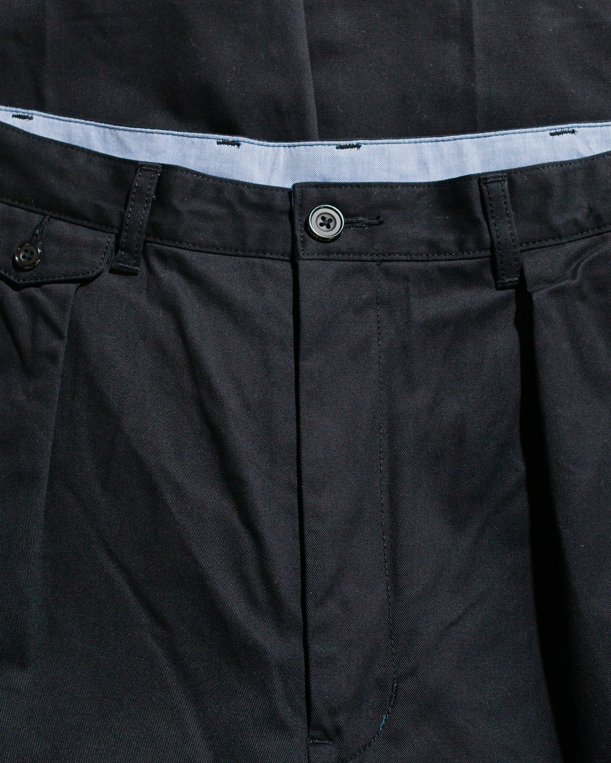Beams Plus 2Pleats Twill Black - Image 5