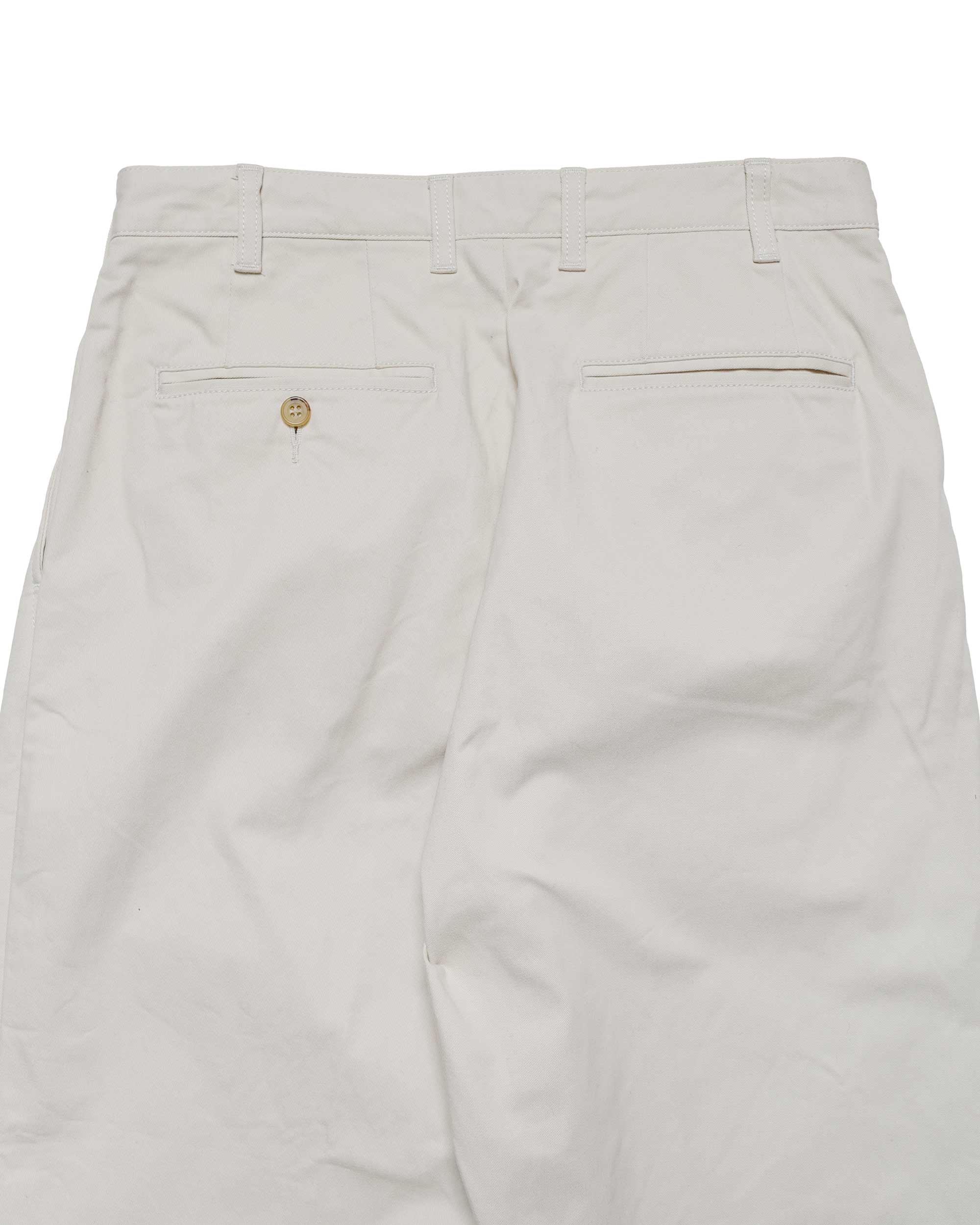 Beams Plus 2Pleats Twill Cement - Image 5