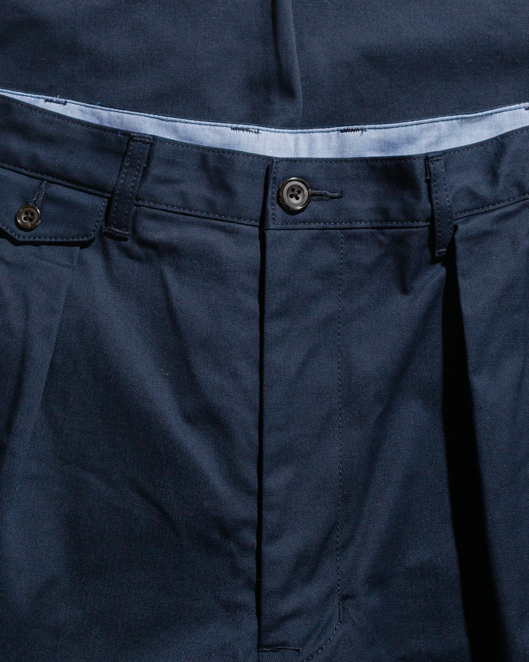 Beams Plus 2Pleats Twill Dark Navy - Image 5