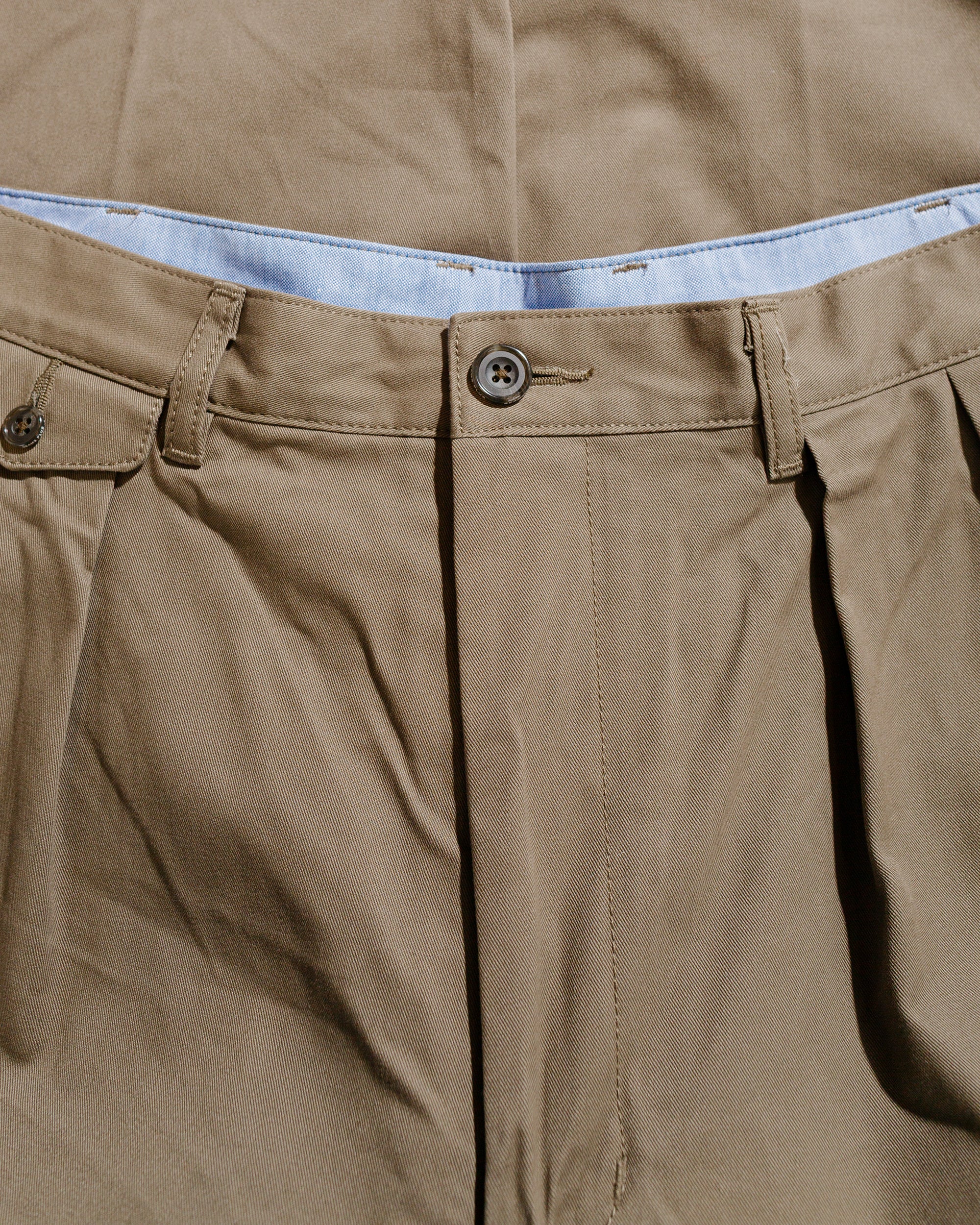 Beams Plus 2Pleats Twill Olive - Image 5