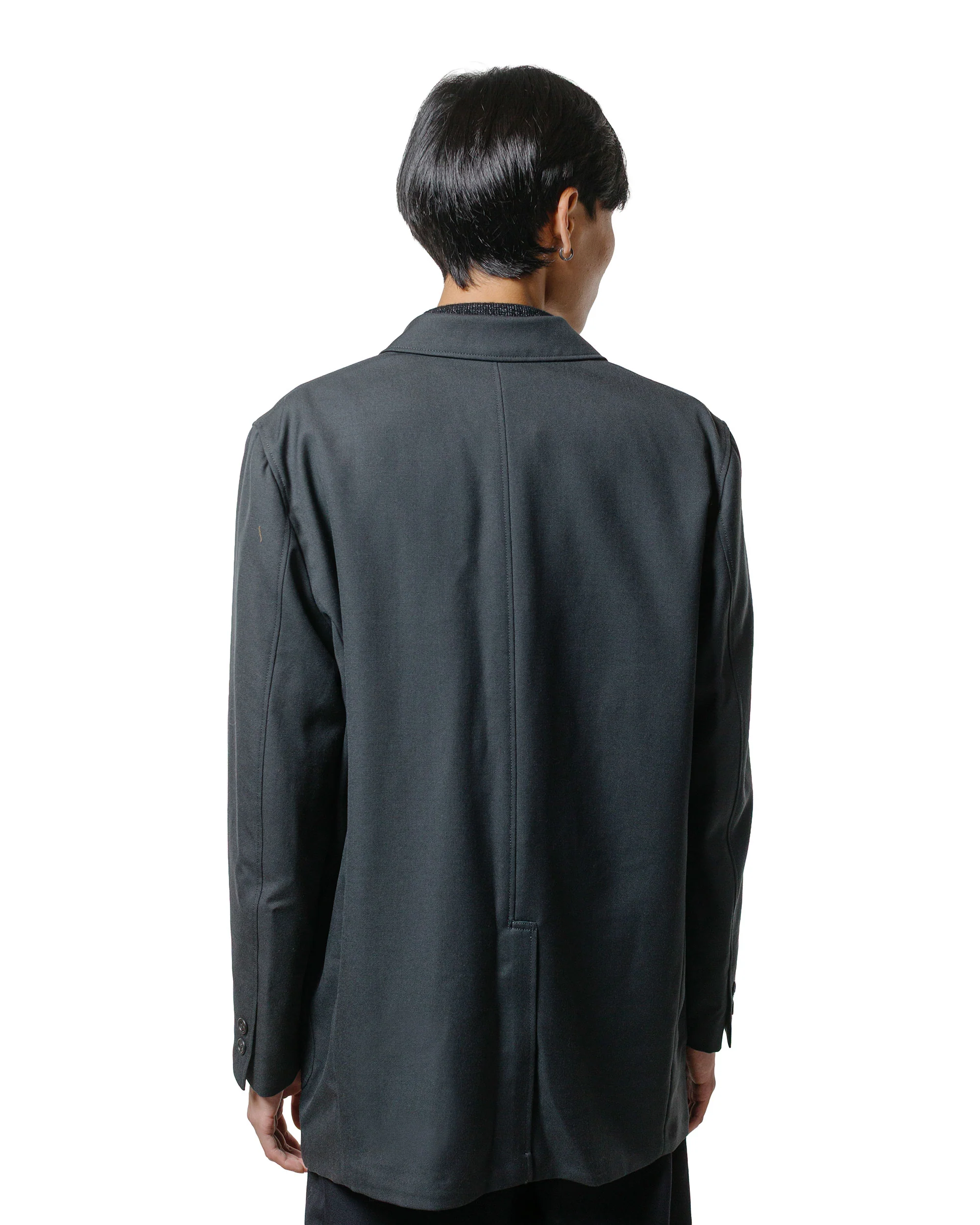 Beams Plus 3B Box-Fit Laundry Wool Charcoal - Image 3