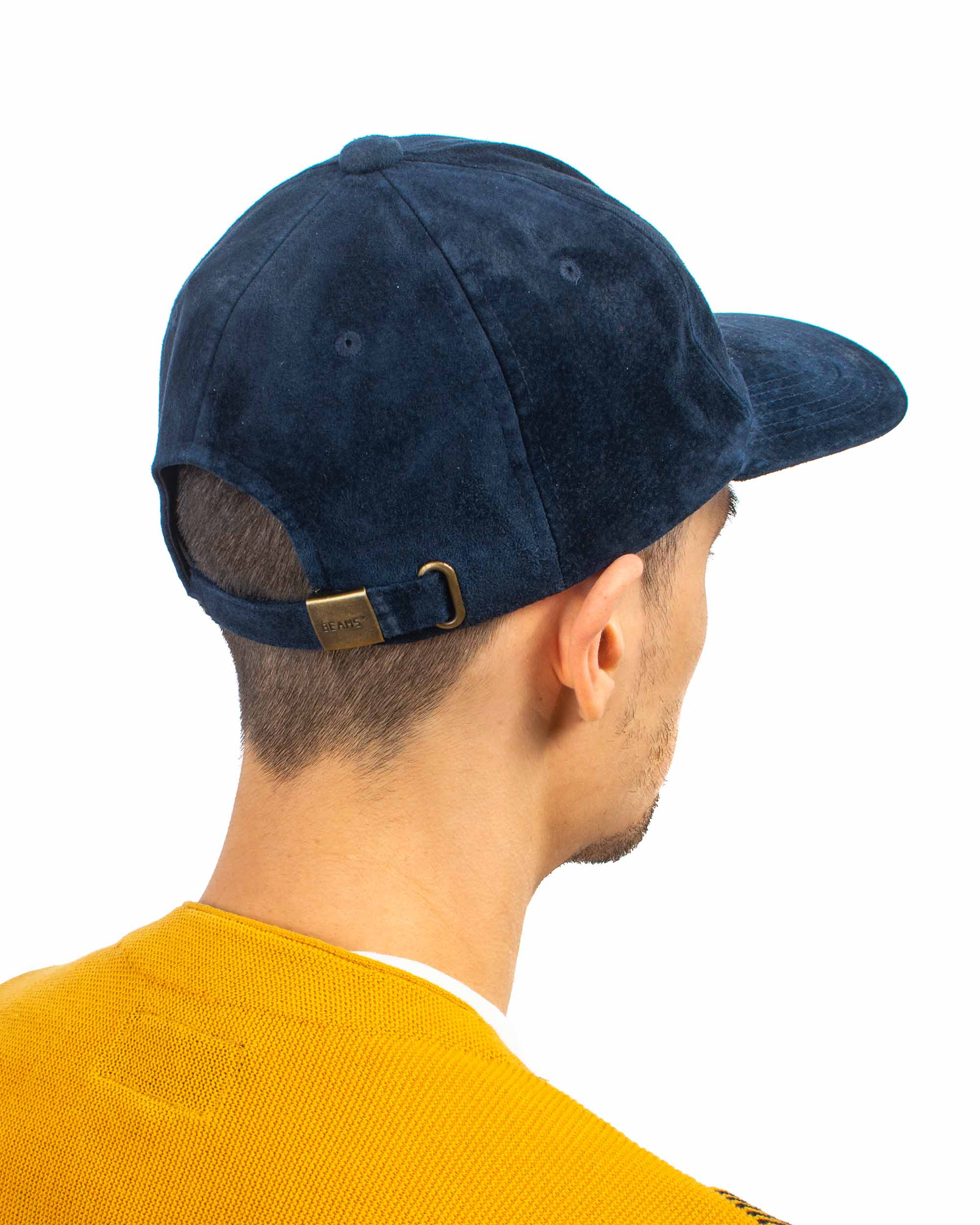 Beams Plus 6Panel Suede Navy - Image 3