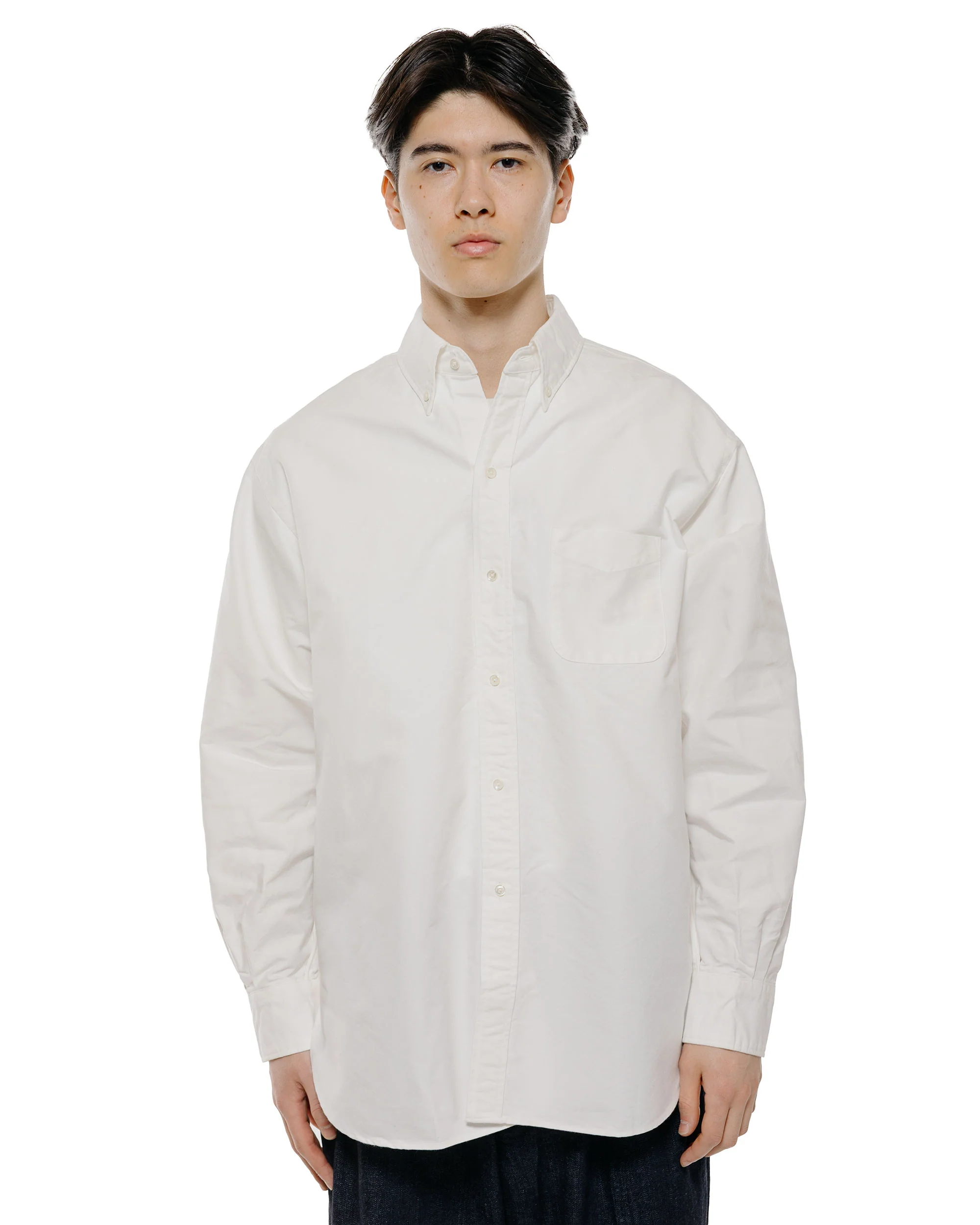 Beams Plus B.D. American Oxford Classic Fit White - Image 2