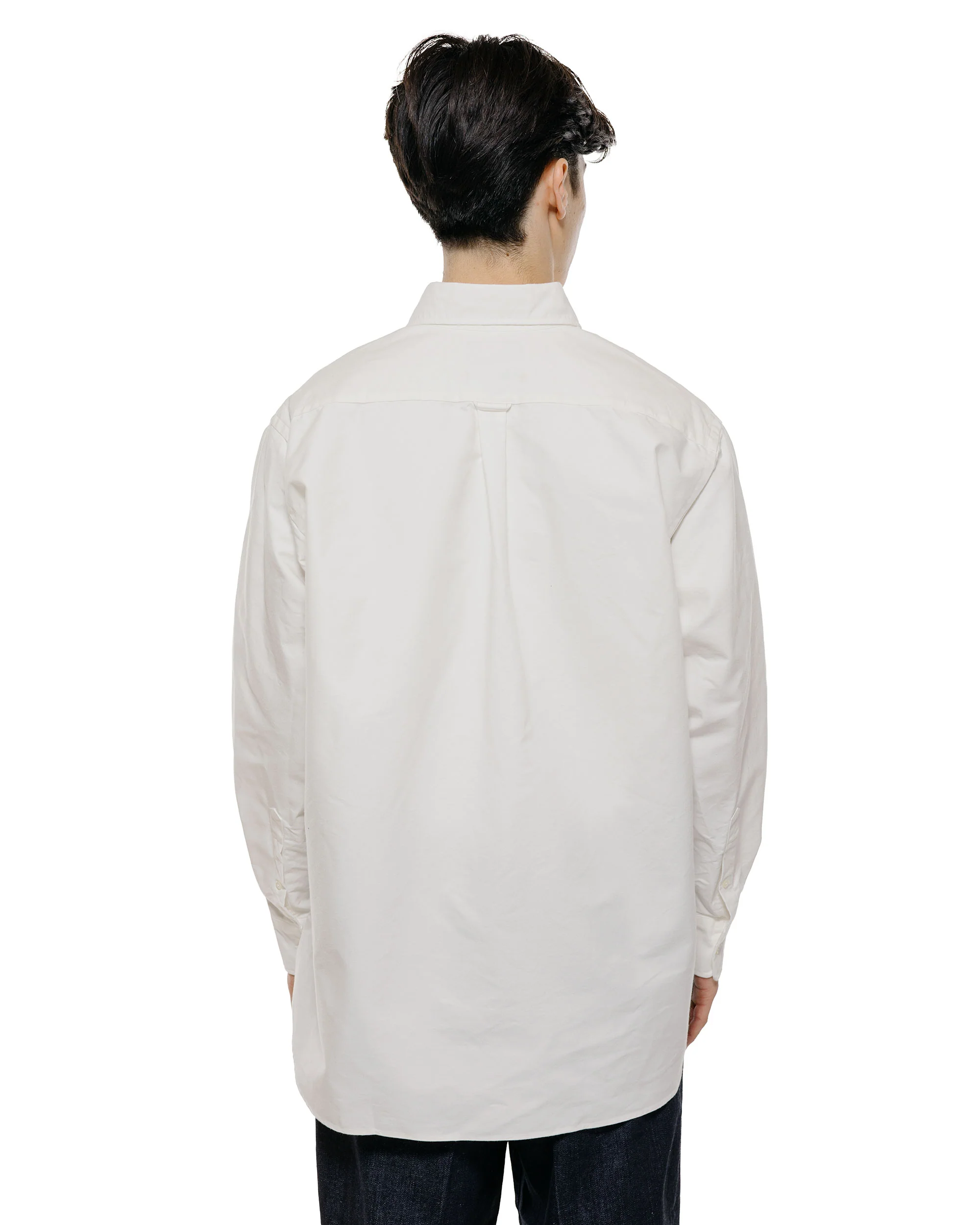 Beams Plus B.D. American Oxford Classic Fit White - Image 3