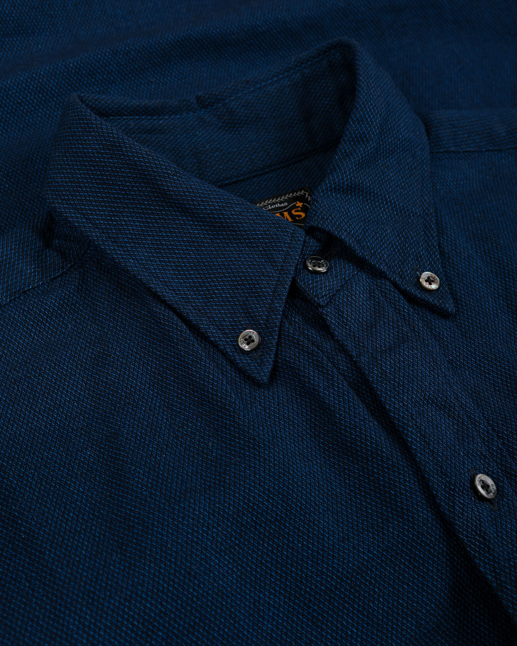 Beams Plus B.D. Classic Fit Oxford Indigo - Image 5