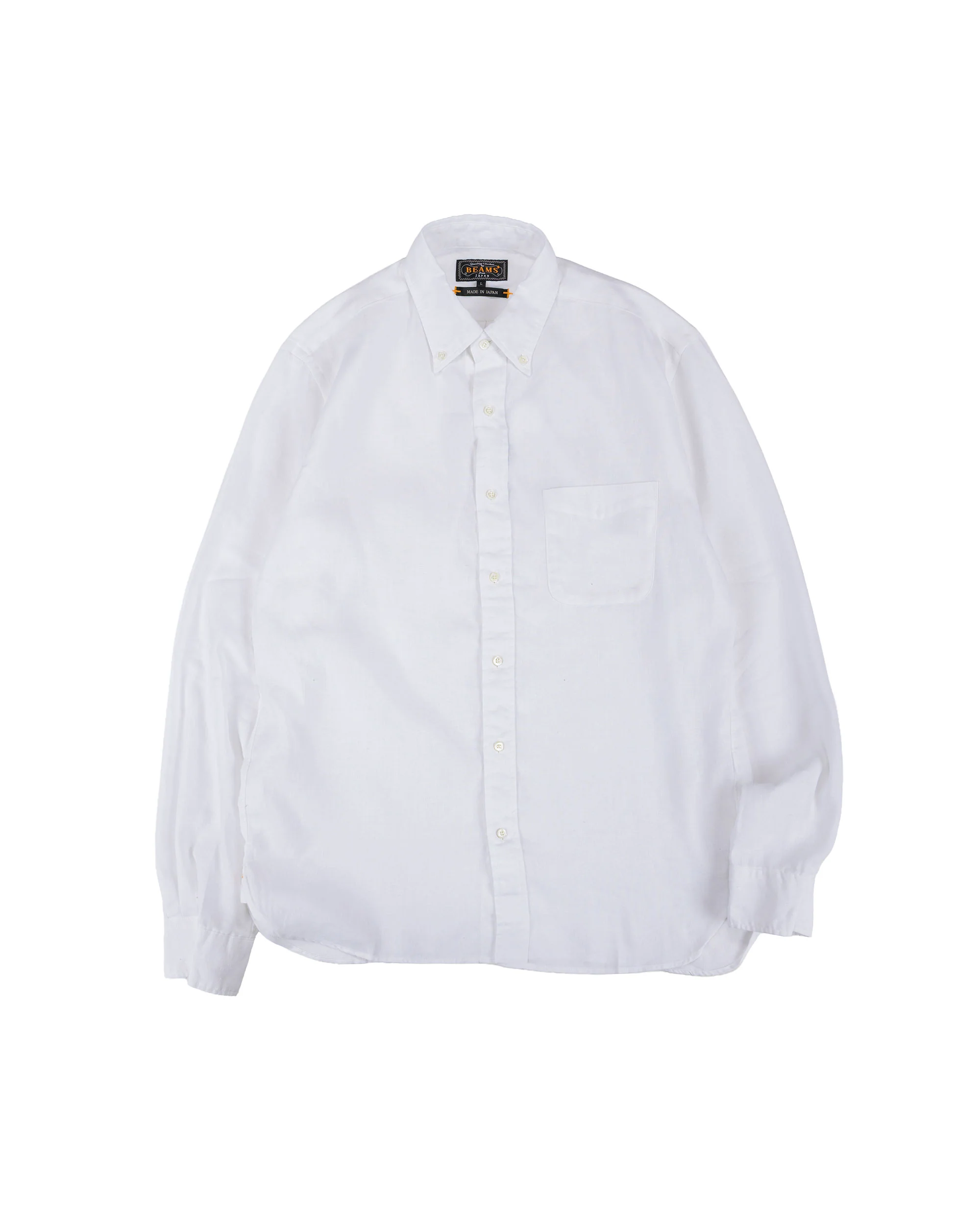 Beams Plus B.D. COOLMAX® Linen White