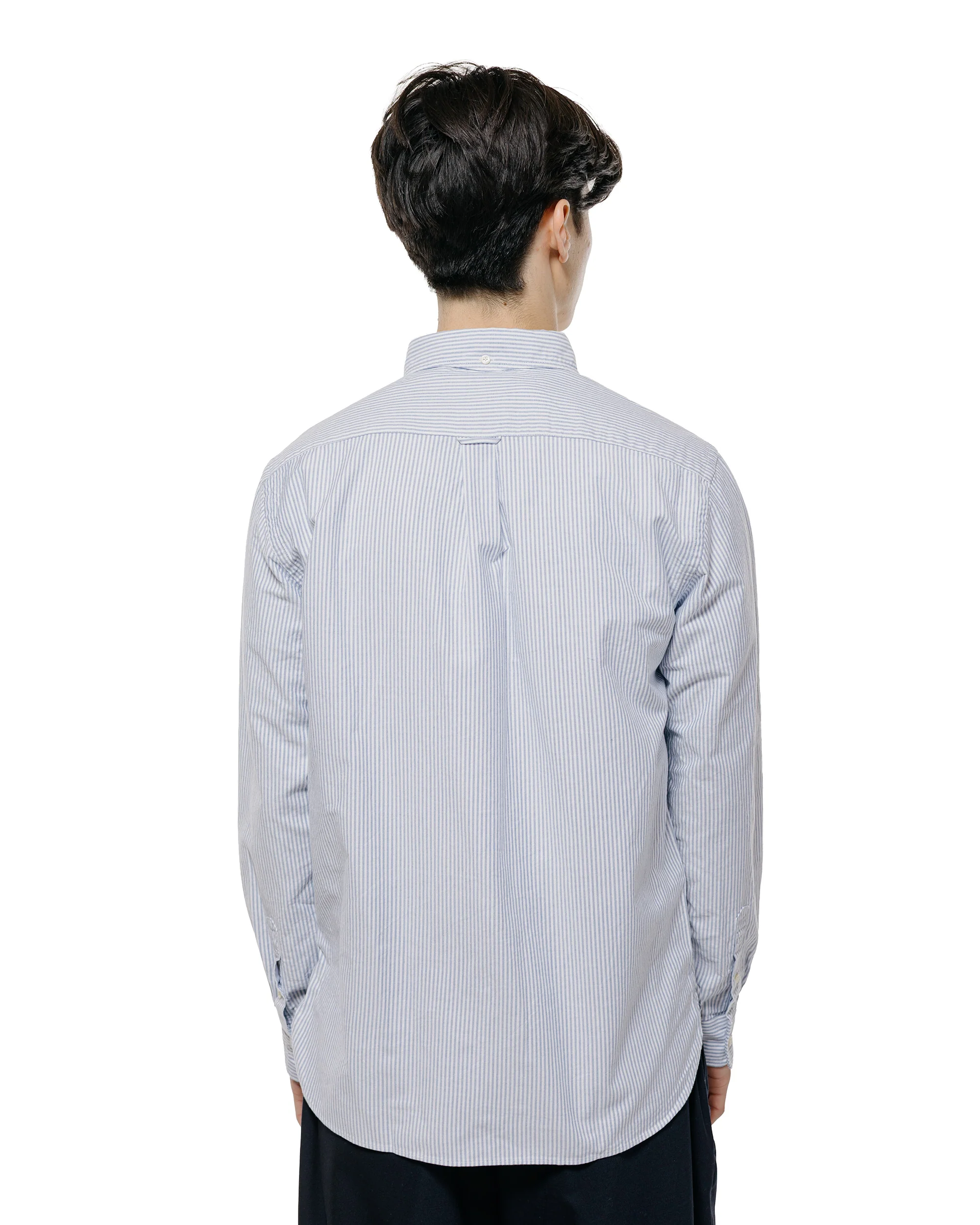 Beams Plus B.D. Oxford Candy Stripe Blue - Image 3
